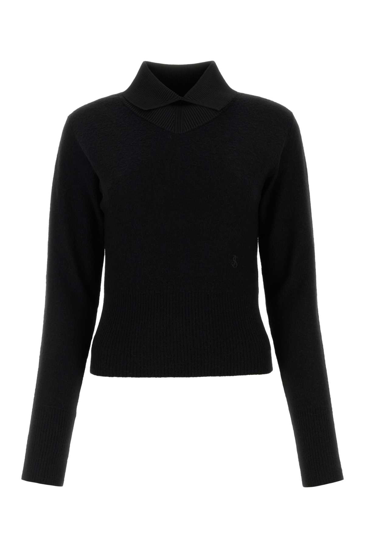 Black wool blend sweater J02GP0135J14615001 (Jil Sander / ニット・セーター・カーディガン ) | Jil Sander (ジルサンダー)