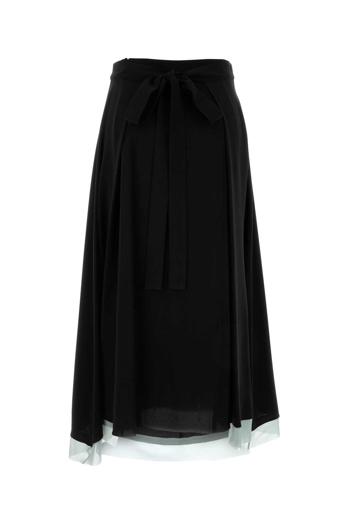Black crepe skirt FQ7665AUP6FOGME (FENDI / スカート ) | FENDI (フェンディ)(1)
