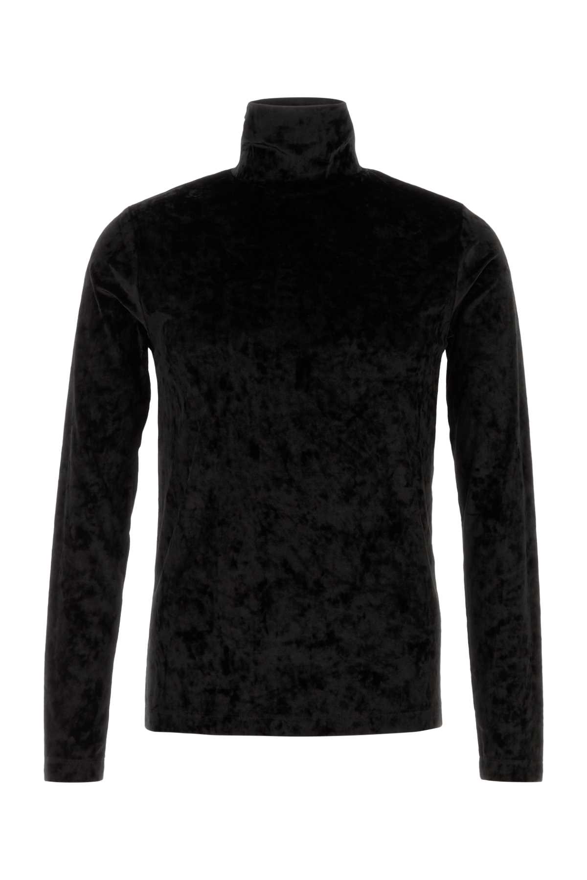 Black velvet Heyze t-shirt 2520211282329900 (Dries Van Noten / ニット・セーター・カーディガン ) | Dries Van Noten (ドリスヴァンノッテン)