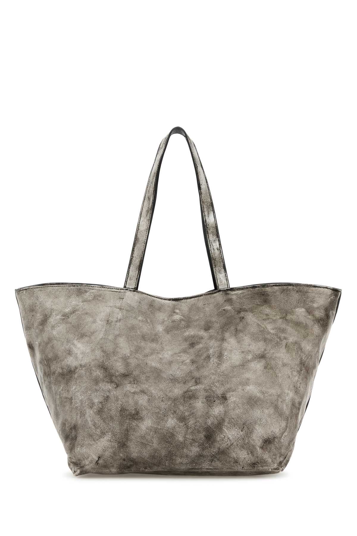 Light grey leather small Punch shopping bag 20425T78L965 (alexanderwang / トートバッグ ) | alexanderwang (アレキサンダーワン)(2)