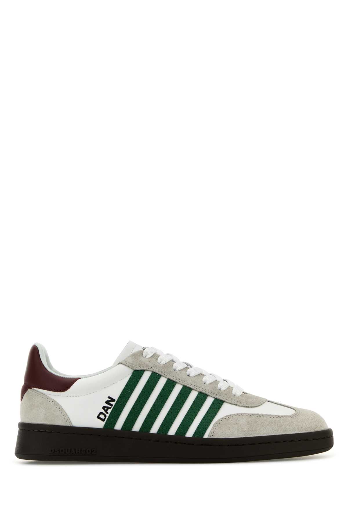 White leather Boxer sneakers SNM036401504118M1373 (Dsquared2 / スニーカー ) | Dsquared2 (ディースクエアード)
