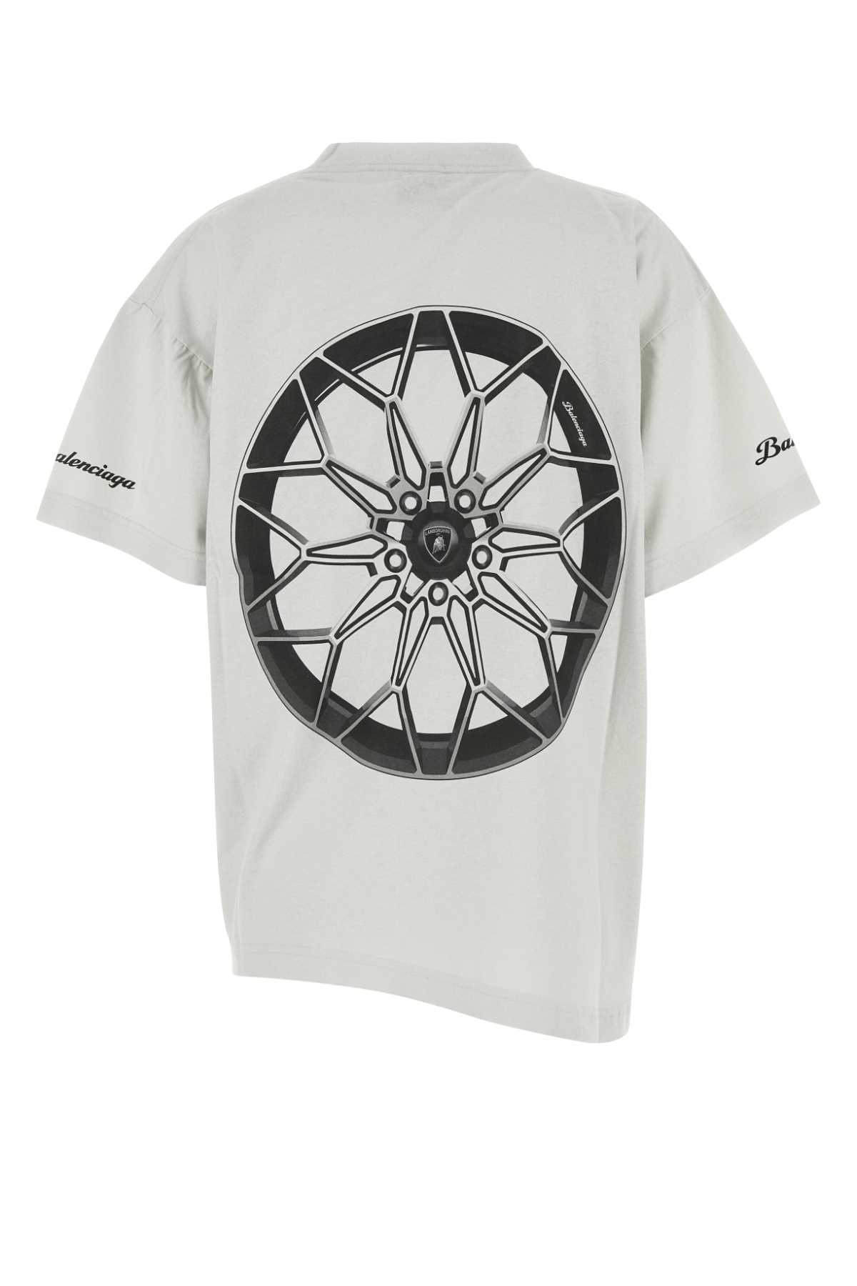 Light grey cotton Balenciaga x Automobili Lamborghini oversize t-shirt 826344TSVP99012 (Balenciaga / Tシャツ・カットソー ) | Balenciaga (バレンシアガ)(1)