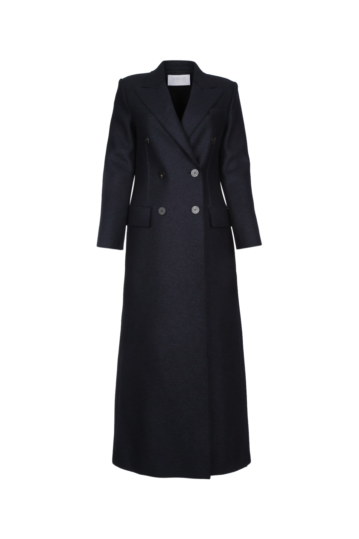 WOMEN LONG DOUBLE BREASTED TAILORED COAT PRESSED W AA1604MLK358 (Harris Wharf London / コート ) | Harris Wharf London (ハリス ワーフ ロンドン)