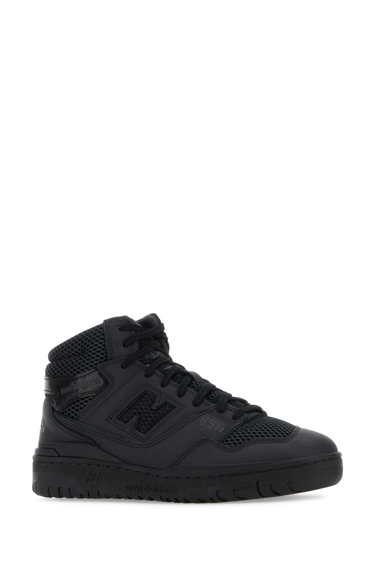 Black leather and mesh Junya Watanabe x New Balance BB650 sneakers WLK102W23BLACKBLACK (JUNYA WATANABE / スニーカー ) | JUNYA WATANABE (ジュンヤ ワタナベ)(1)