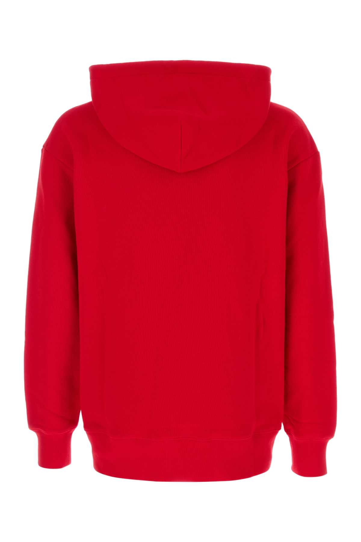 Red cotton sweatshirt 7V3MF28NB33BR3 (Valentino Garavani / スウェット・フーディー ) | Valentino Garavani (ヴァレンティノ)(1)