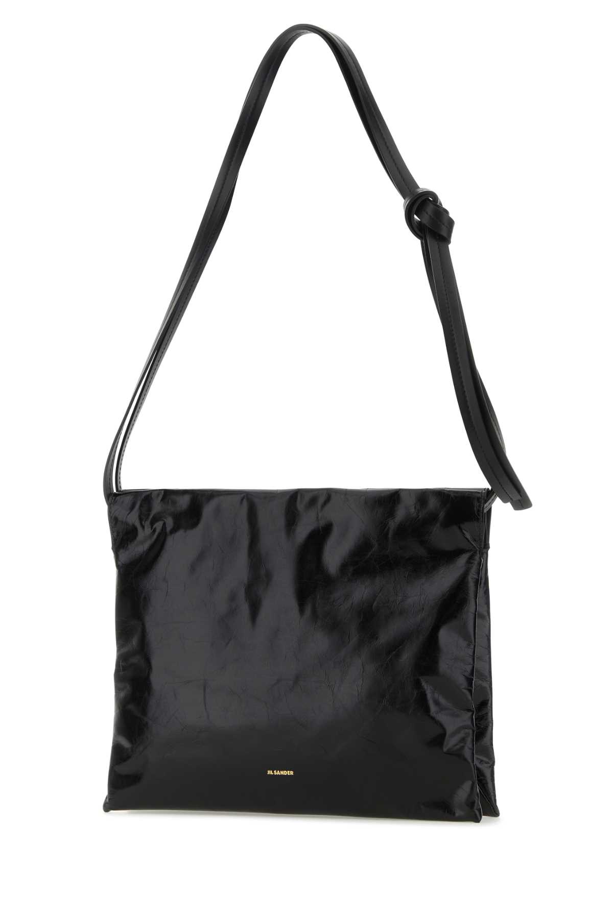 Black leather Cushion crossbody bag J07ZH0023P6584001 (Jil Sander / ハンドバッグ・ショルダーバッグ ) | Jil Sander (ジルサンダー)(1)