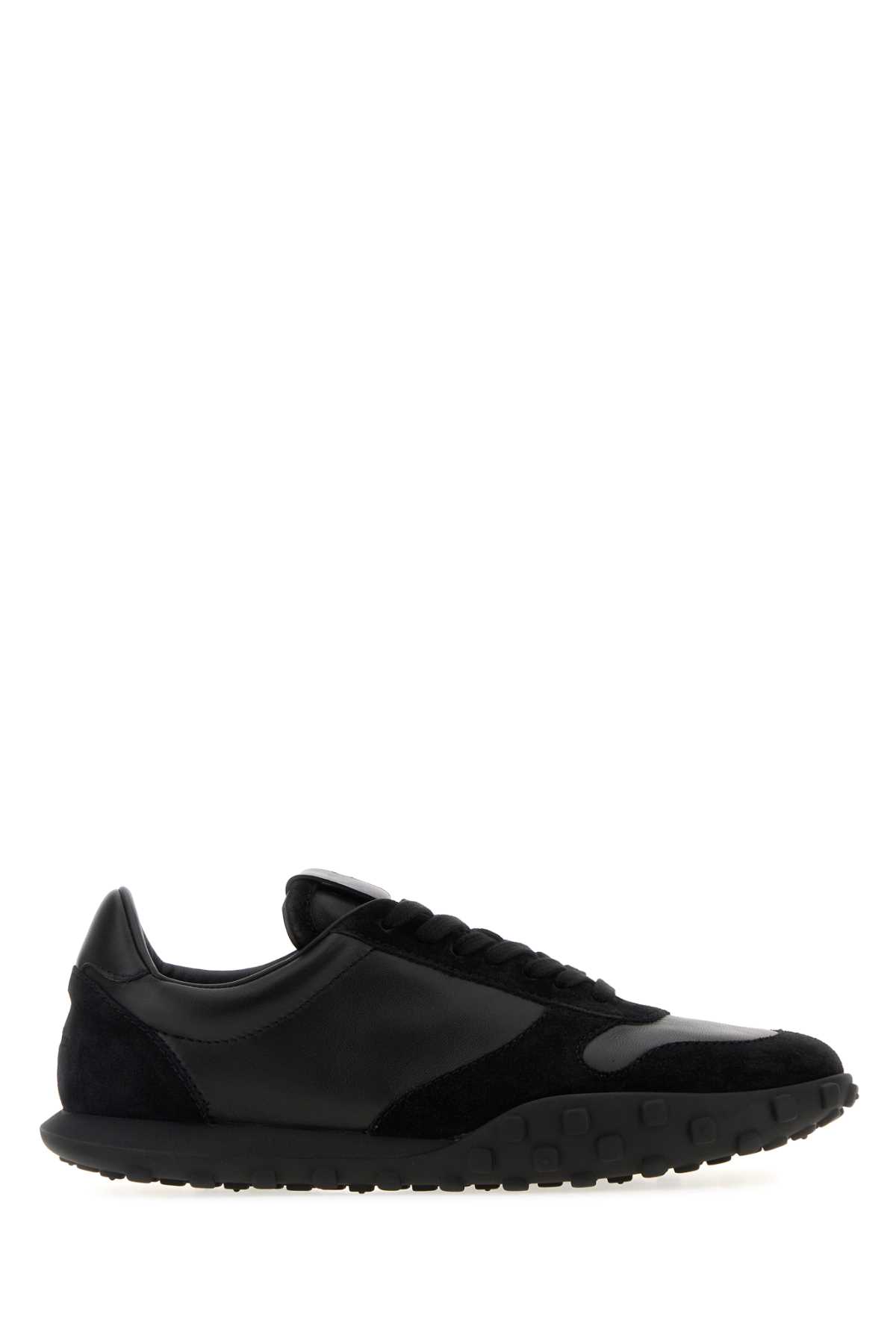 Black nappa leather and suede Moon sneakers J32WS0056P7394001 (Jil Sander / スニーカー ) | Jil Sander (ジルサンダー)
