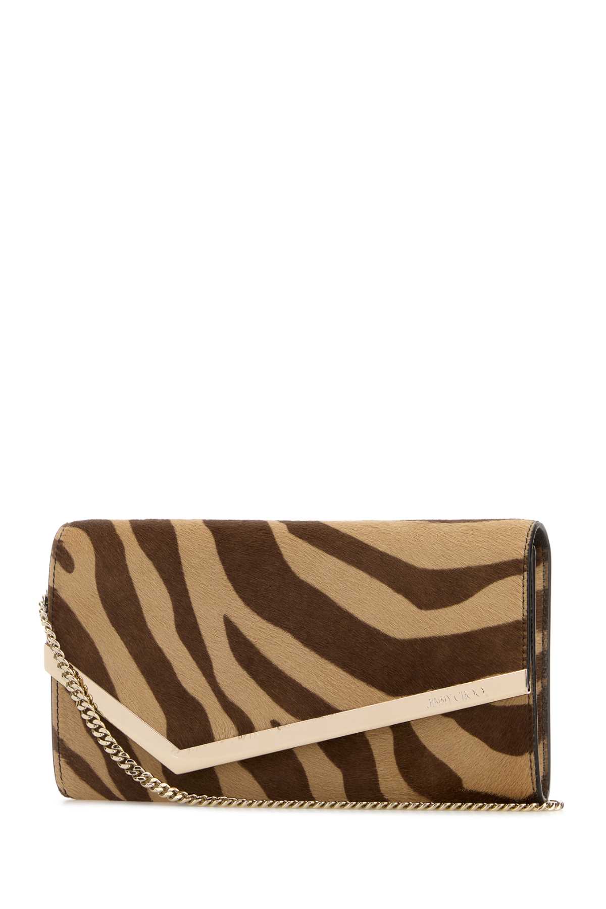 Printed calf hair Emmie clutch EMMIEZNCNATLIGGOL (JIMMY CHOO / ハンドバッグ・ショルダーバッグ ) | JIMMY CHOO (ジミー チュウ)(1)
