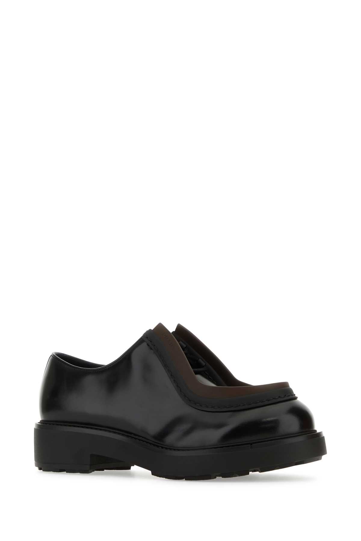 Black leather Diapason lace-up shoes 2EG421055F0807 (Prada / レースアップ ) | Prada (プラダ)(1)