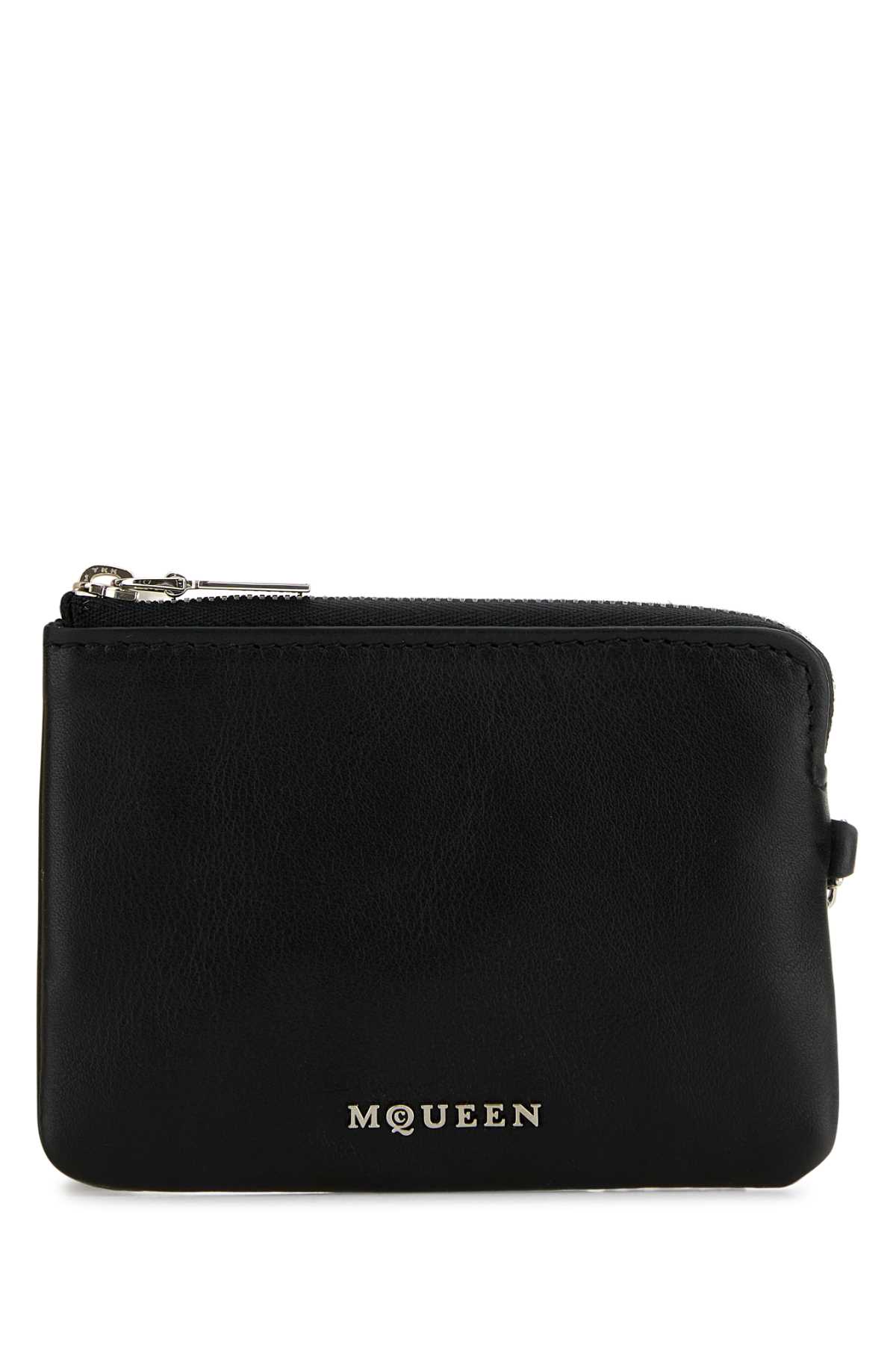 Black leather Sling card holder 8044351T1AN1000 (Alexander McQUEEN / 財布・カードケース ) | Alexander McQUEEN (アレキサンダー・マックイーン)