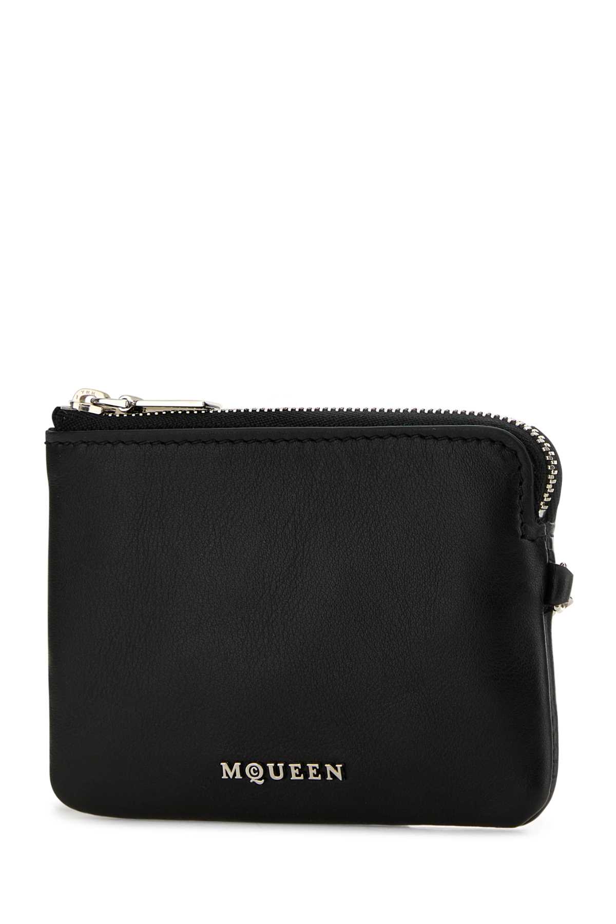 Black leather Sling card holder 8044351T1AN1000 (Alexander McQUEEN / 財布・カードケース ) | Alexander McQUEEN (アレキサンダー・マックイーン)(1)