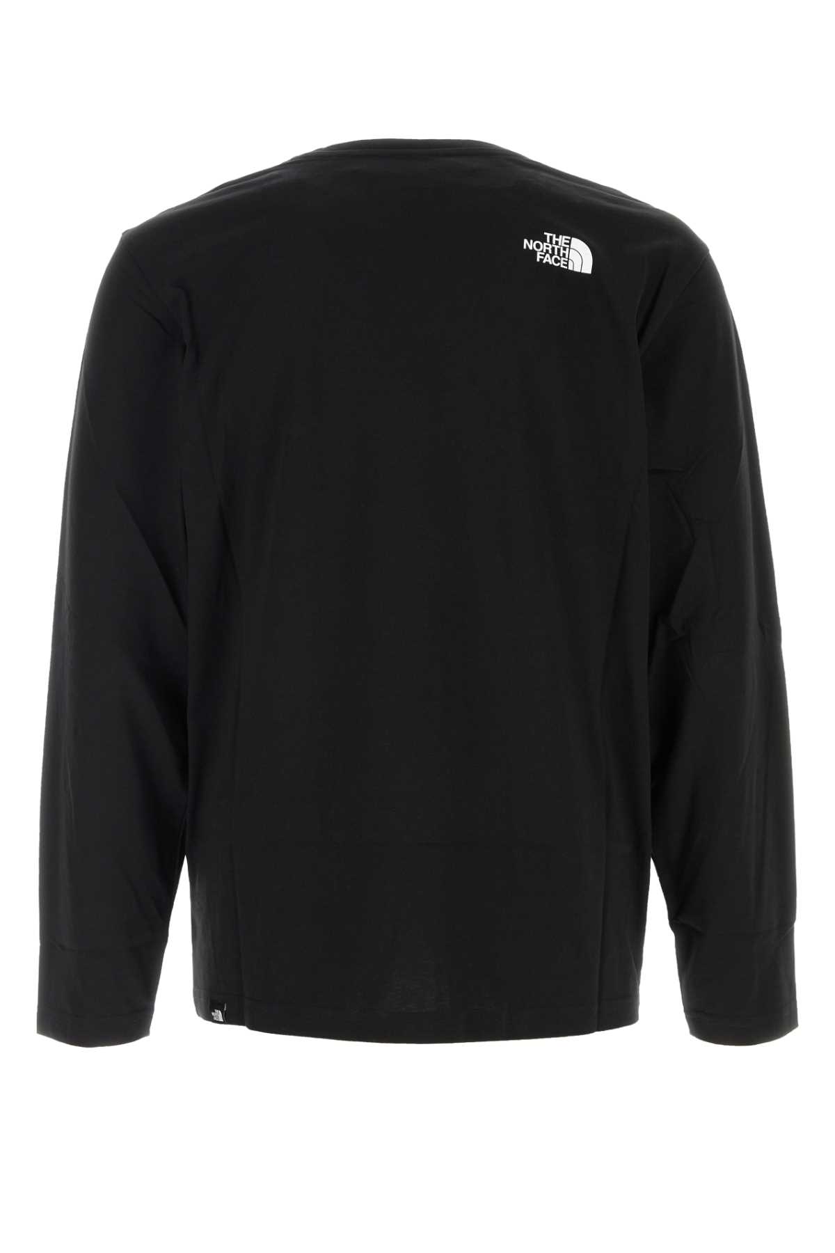 Black cotton blend t-shirt NF0A87QNJK31 (THE NORTH FACE / Tシャツ・カットソー ) | THE NORTH FACE (ザ・ノース・フェイス)(1)