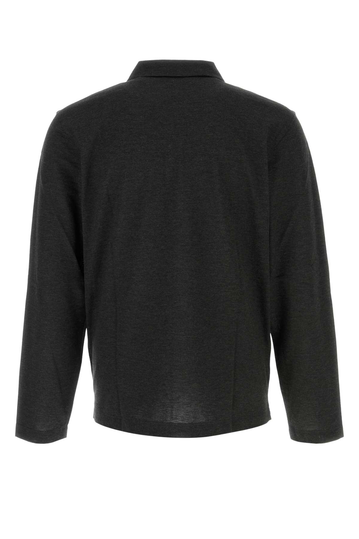 Graphite cotton blend polo shirt 144741786358LEADGREY (FERRAGAMO / ポロシャツ ) | FERRAGAMO (フェラガモ)(1)