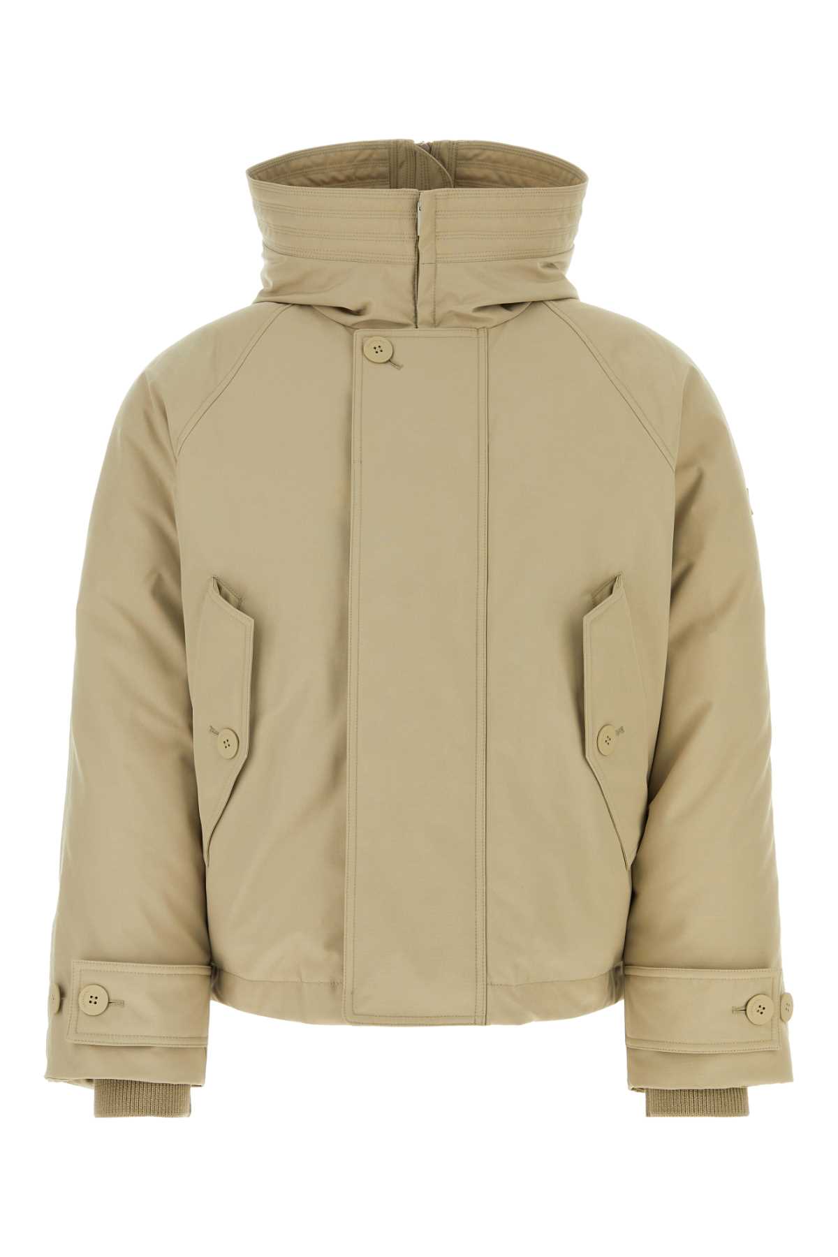 Beige polyester blend padded jacket 143632770336SAND (FERRAGAMO / カジュアルジャケット ) | FERRAGAMO (フェラガモ)