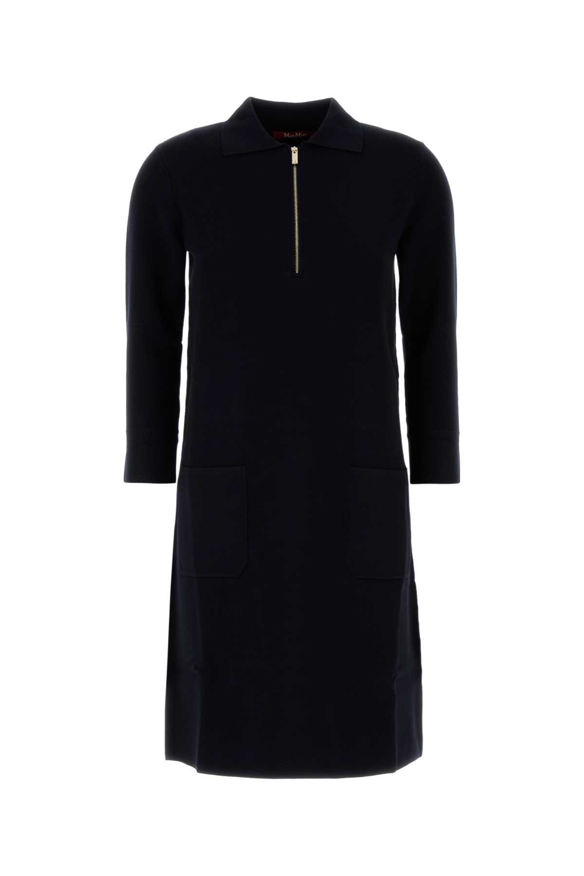 Midnight blue viscose blend dress 2526326021600004 (Max Mara Studio / ワンピース・ドレス・オールインワン ) | Max Mara Studio (マックスマーラ ステュディオ)