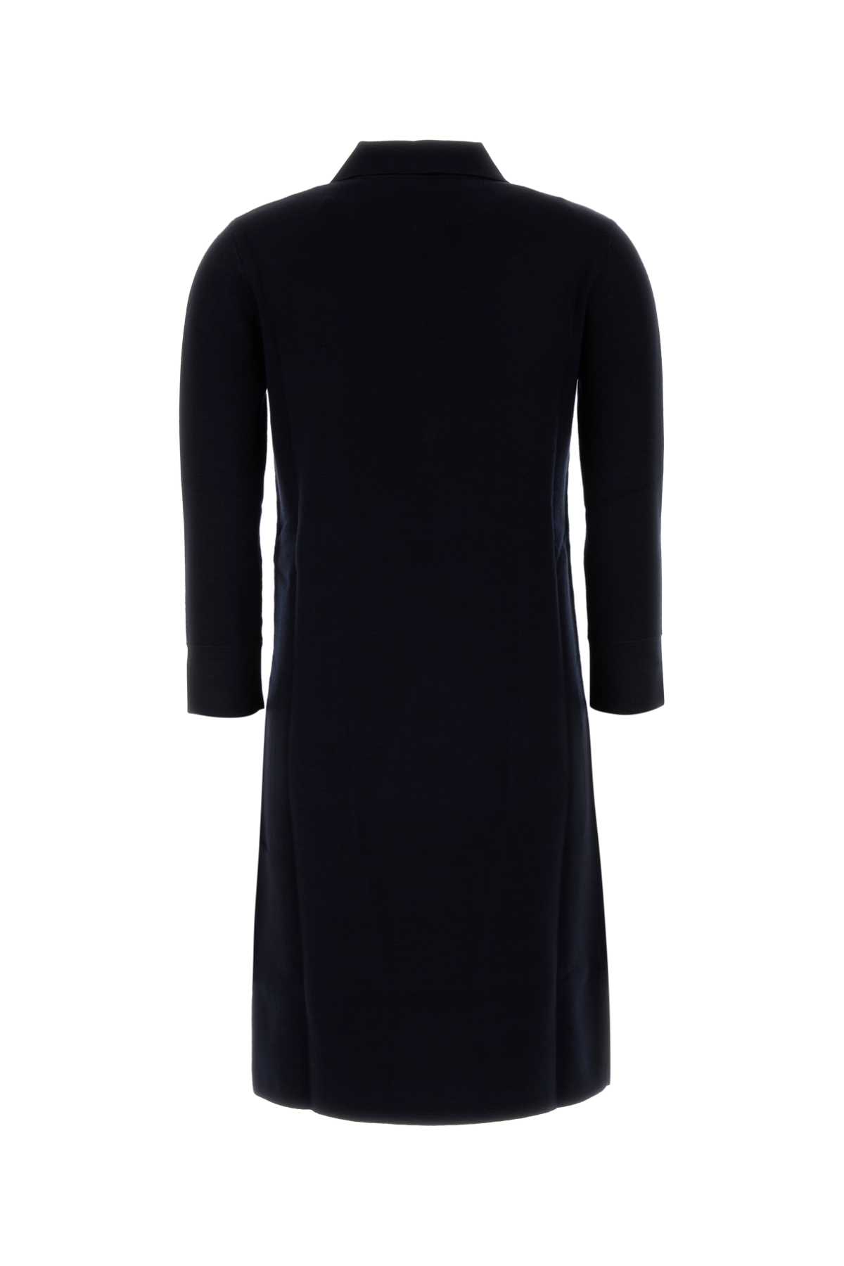 Midnight blue viscose blend dress 2526326021600004 (Max Mara Studio / ワンピース・ドレス・オールインワン ) | Max Mara Studio (マックスマーラ ステュディオ)(1)
