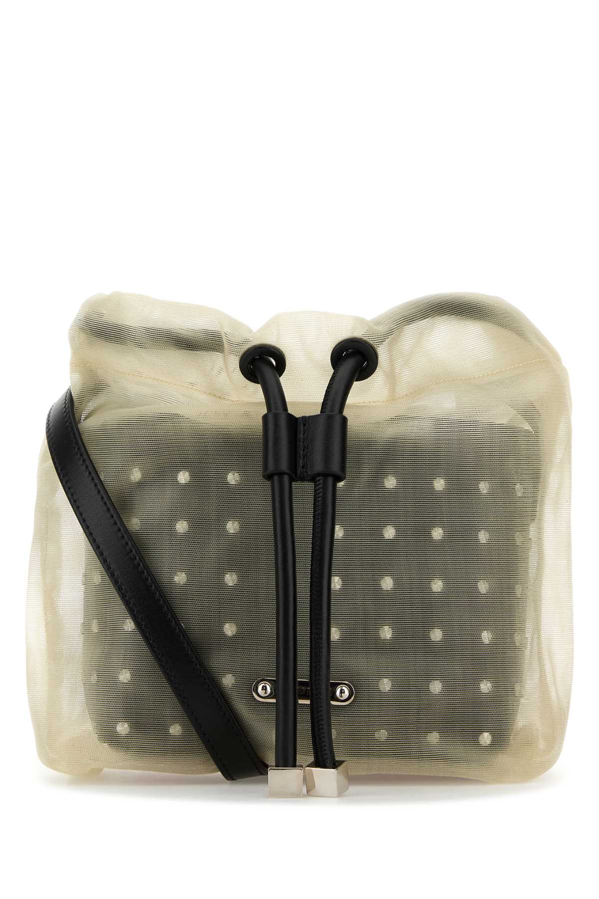 Two-tone leather and tulle Nebula crossbody bag 8044331VP111000 (Alexander McQUEEN / ハンドバッグ・ショルダーバッグ ) | Alexander McQUEEN (アレキサンダー・マックイーン)