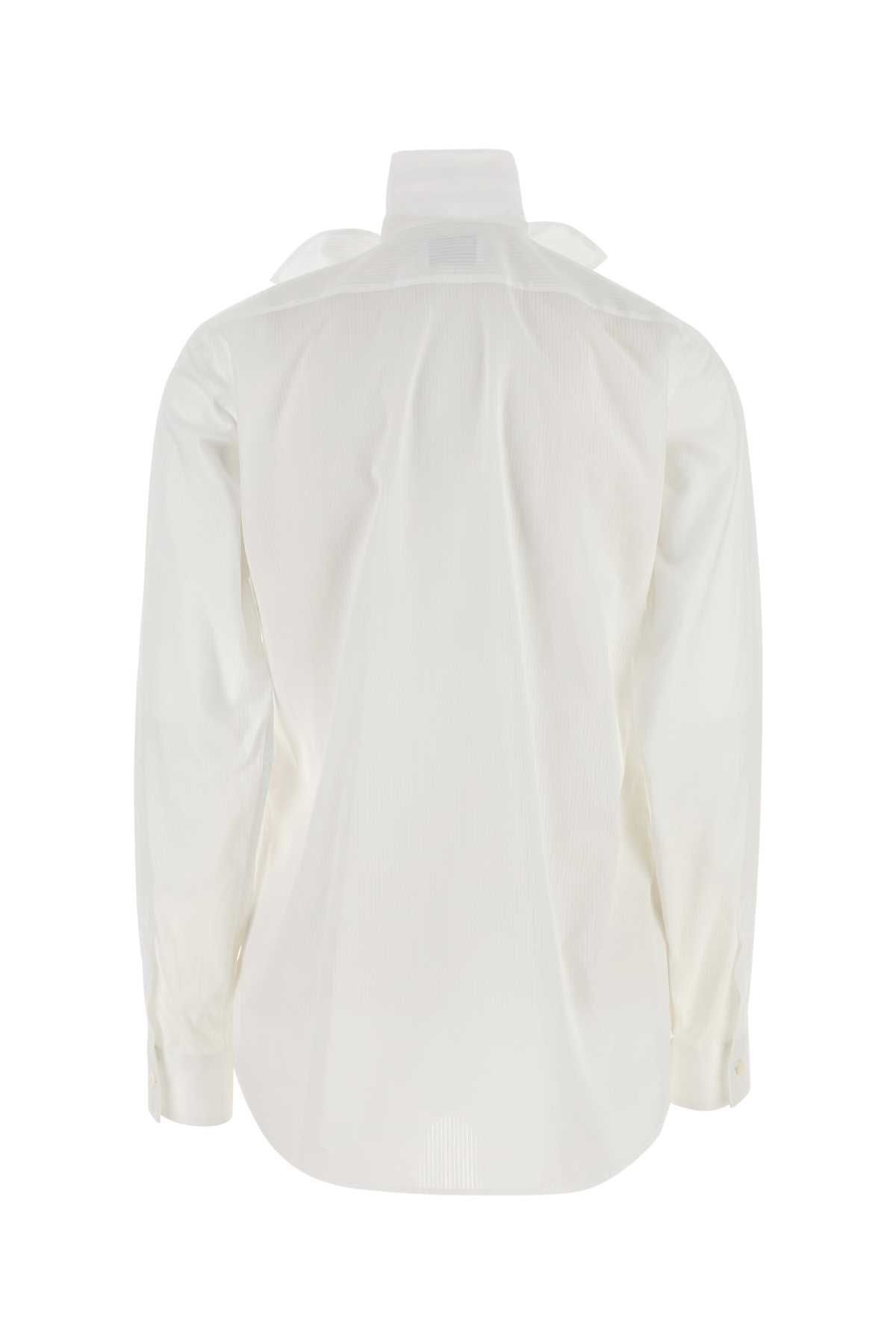 Embroidered cotton shirt J020354321001 (MOSCHINO / シャツ・ブラウス ) | MOSCHINO (モスキーノ)(1)