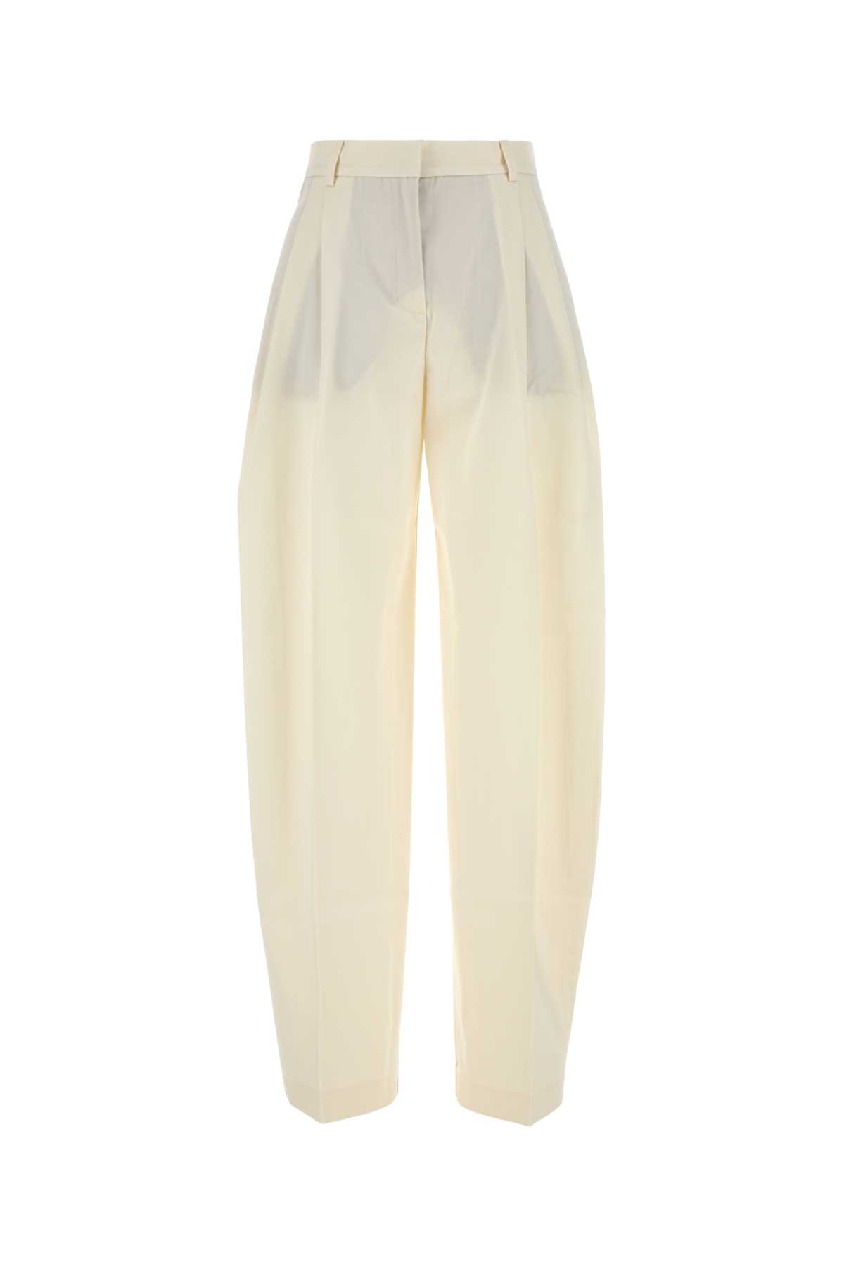 Ivory gabardine pant T170471ATNW050IVORY (THE ANDAMANE / パンツ ) | THE ANDAMANE (アンダマン)