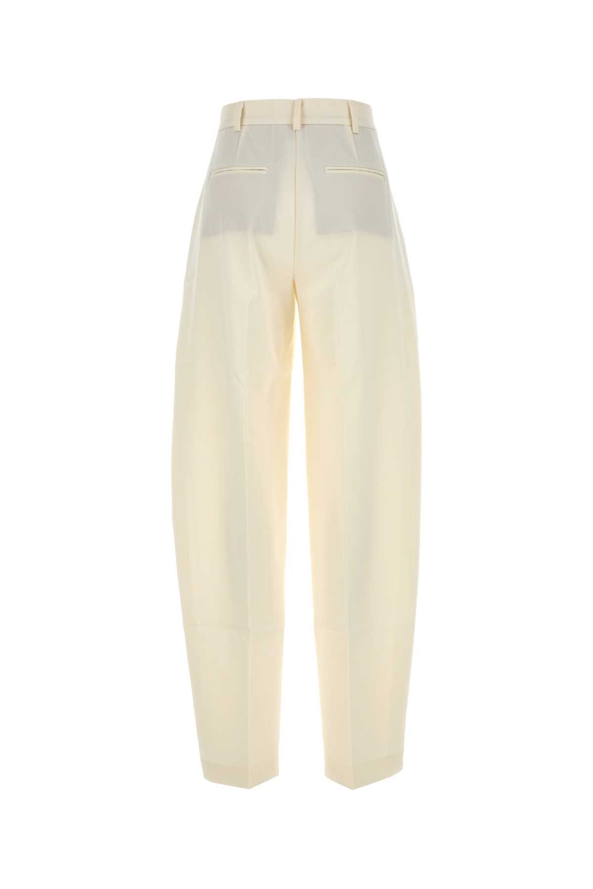 Ivory gabardine pant T170471ATNW050IVORY (THE ANDAMANE / パンツ ) | THE ANDAMANE (アンダマン)(1)