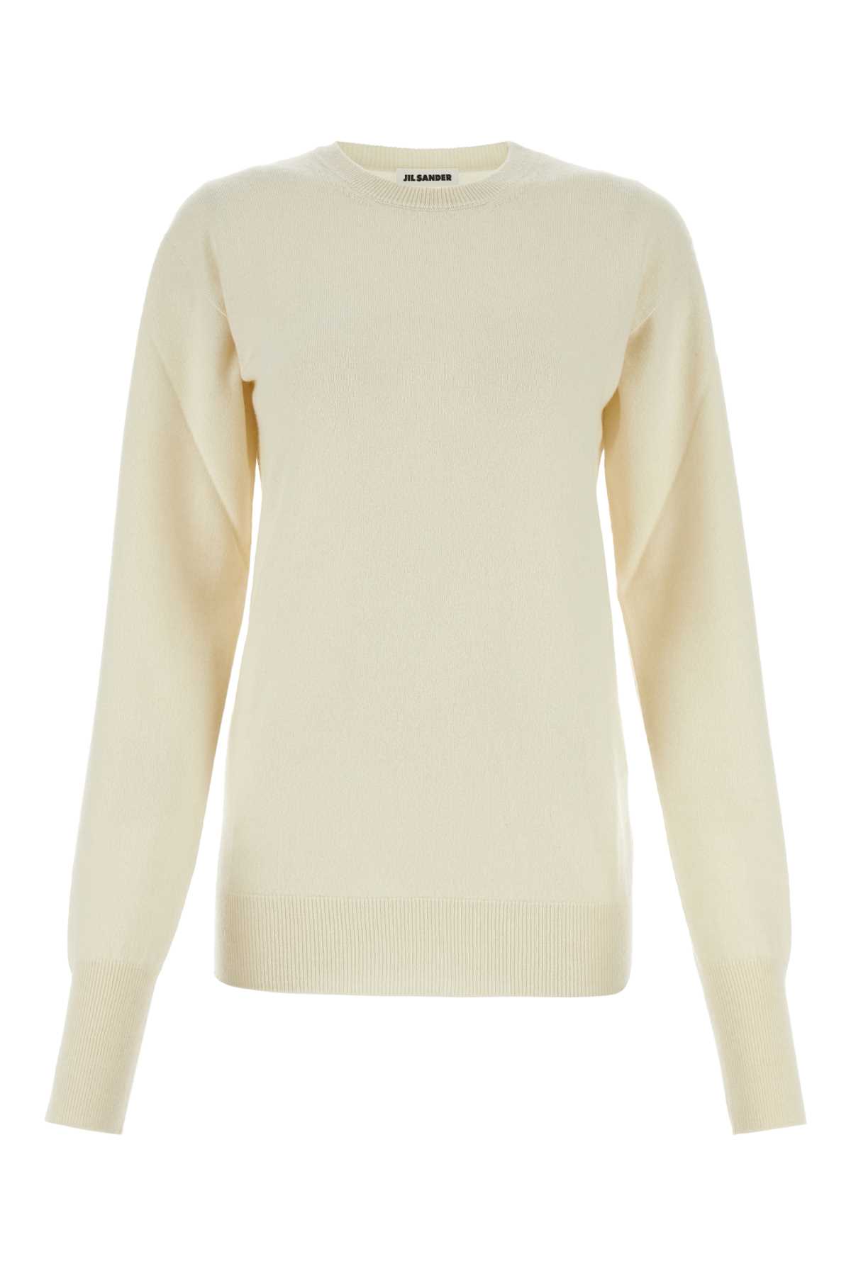 Ivory cashmere sweater J02GP0016J13201107 (Jil Sander / ニット・セーター・カーディガン ) | Jil Sander (ジルサンダー)
