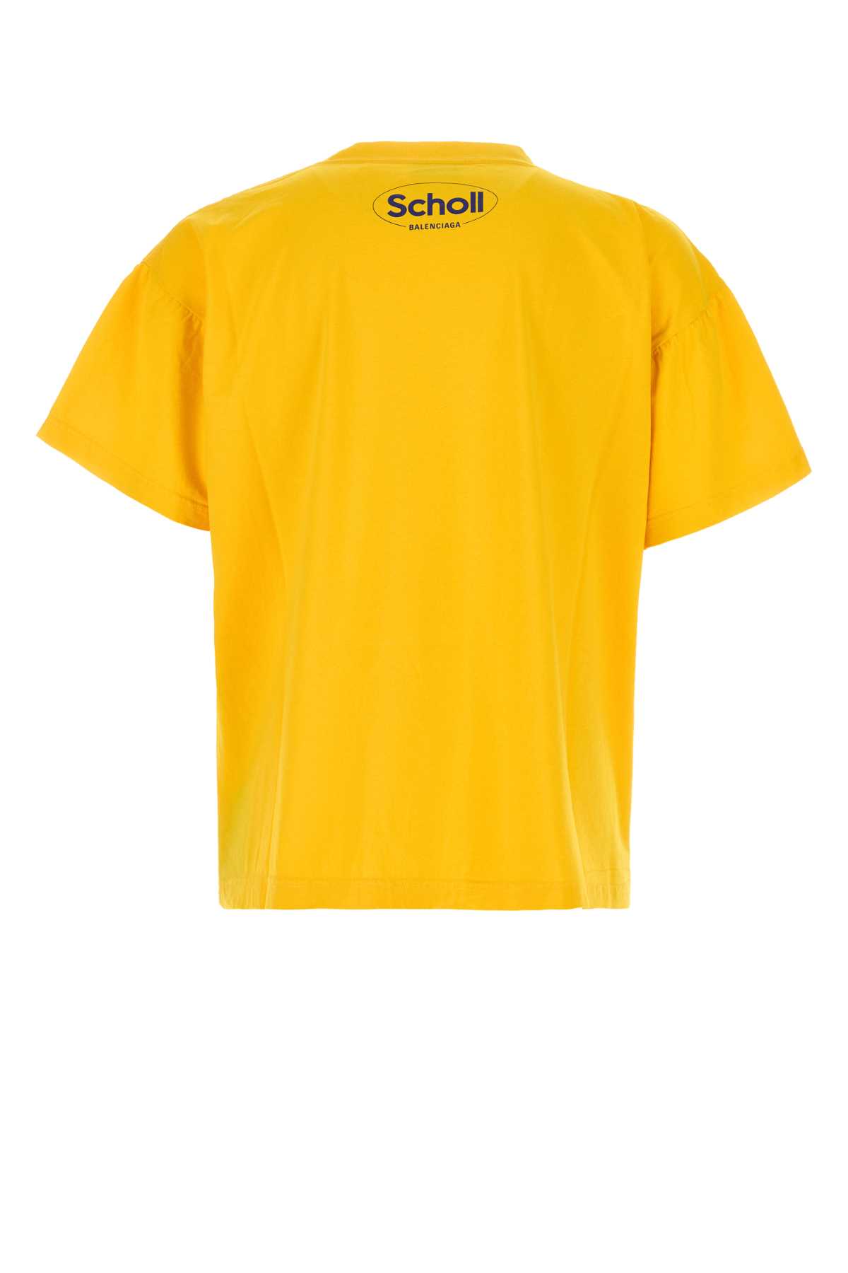 Yellow cotton oversize t-shirt 826346TSVT37200 (Balenciaga / Tシャツ・カットソー ) | Balenciaga (バレンシアガ)(1)