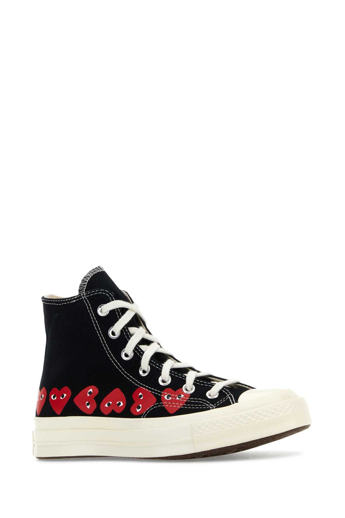 Black canvas Comme Des Garçons X Converse sneakers AZK127001BLACK (PLAY Comme Des Garçons / スニーカー ) | PLAY Comme Des Garçons (プレイ コムデギャルソン)(1)