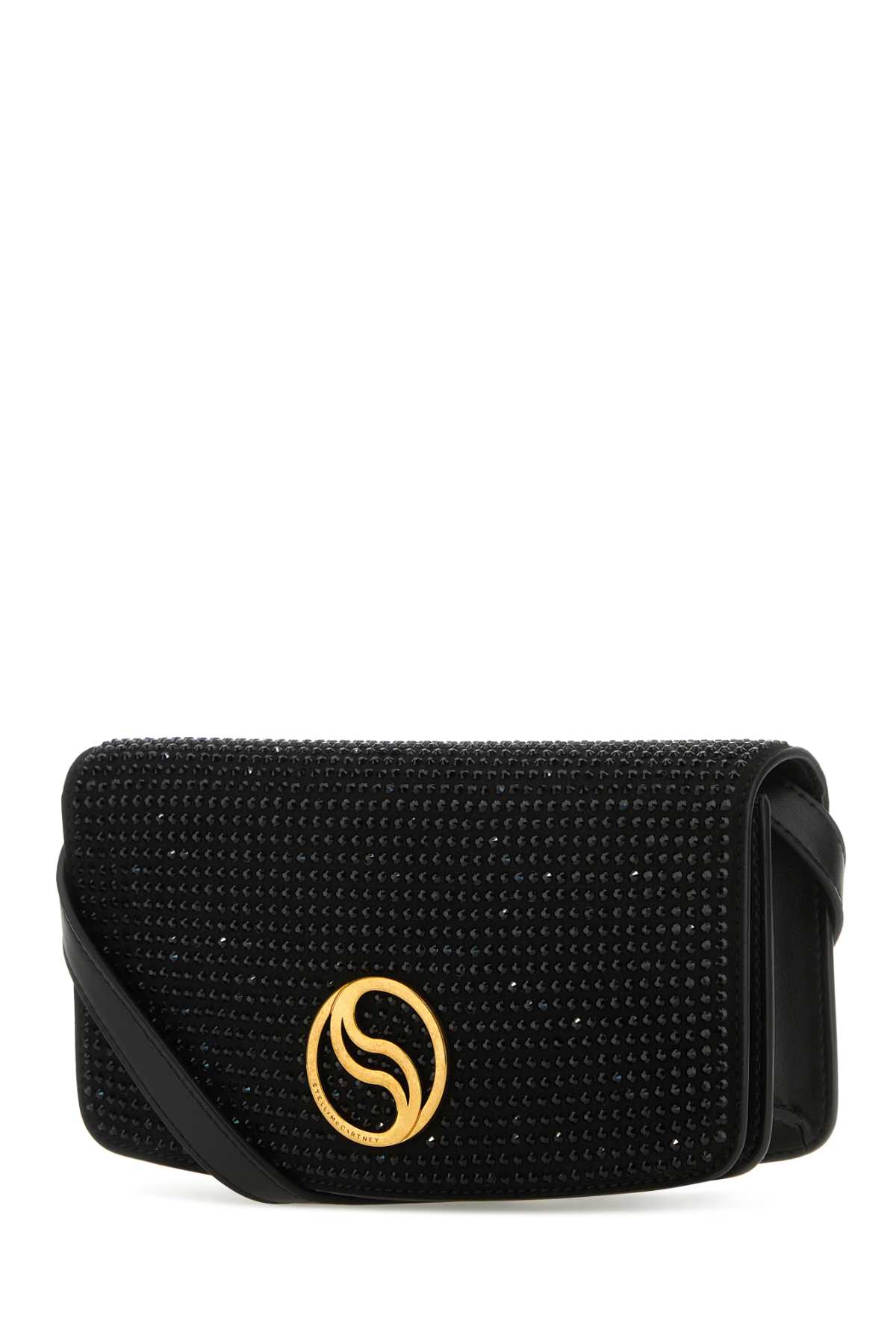 Black alter mat mini S-Wave wallet 7B0036WP02041019 (Stella McCartney / 財布・カードケース ) | Stella McCartney (ステラ マッカートニー)(1)
