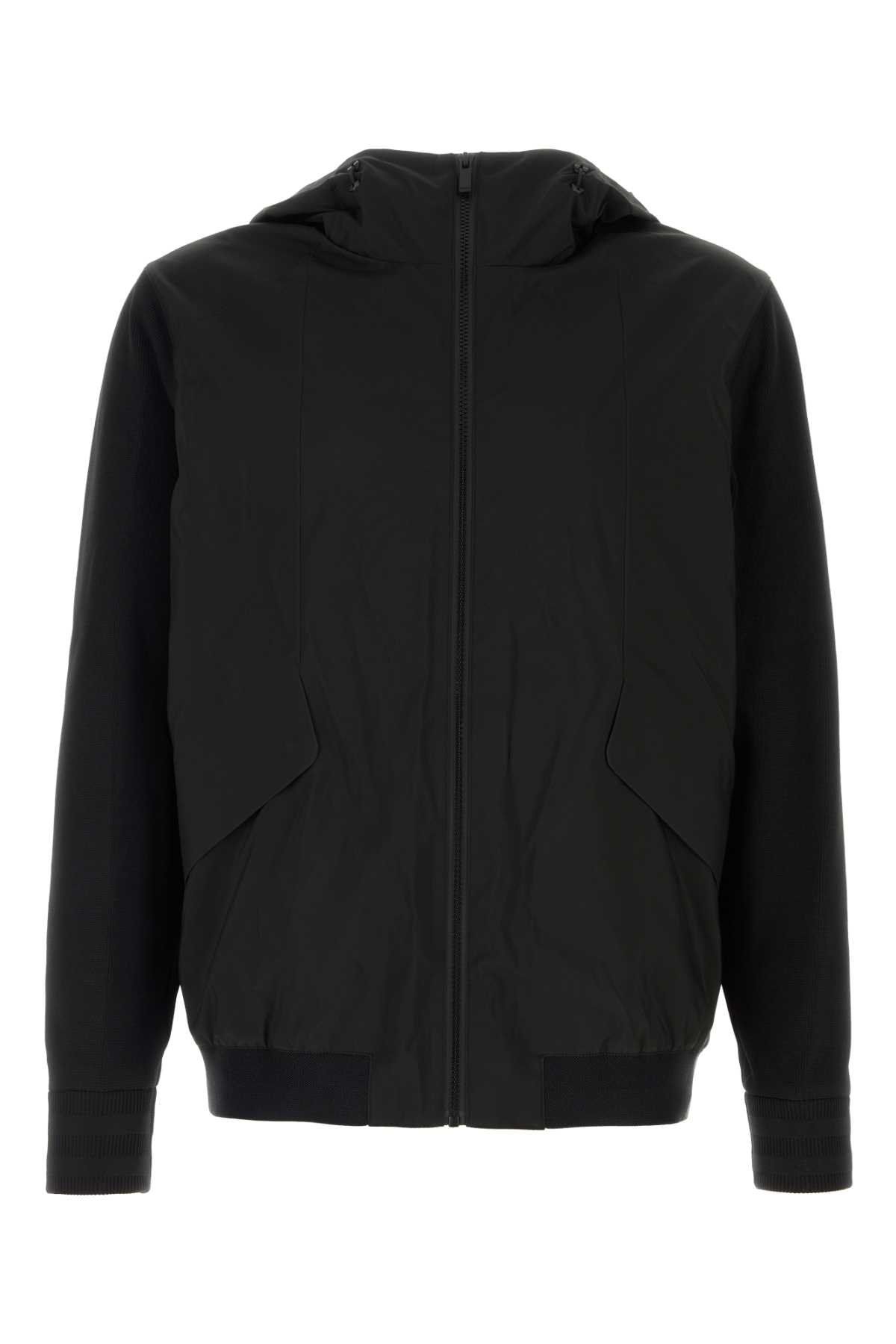 Black stretch polyester Caldino jacket 50518141001 (HUGO BOSS / カジュアルジャケット ) | HUGO BOSS (ヒューゴボス)