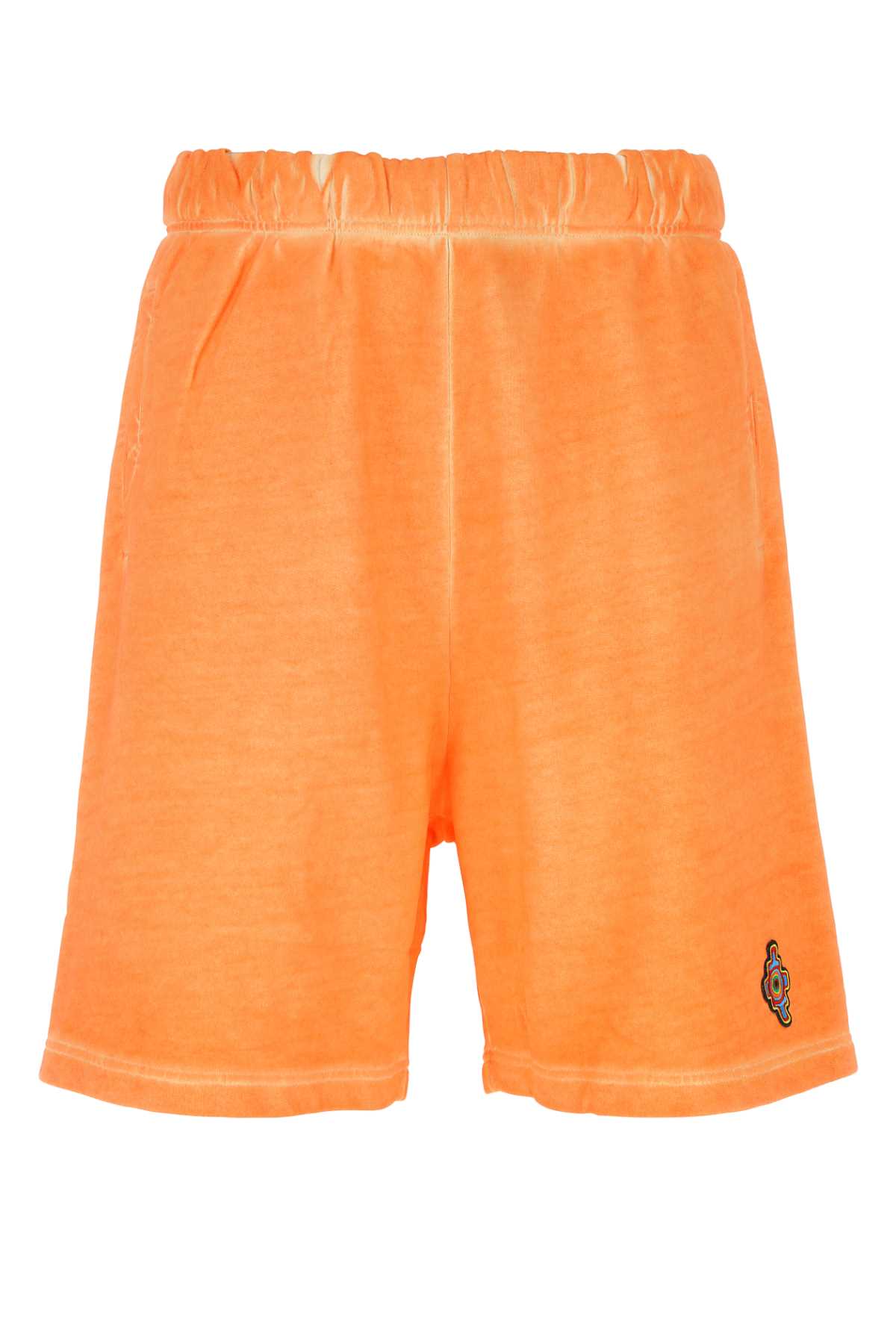 Orange cotton bermuda shorts CMCI019S23FLE0012025 (MARCELO BURLON / ショートパンツ ) | MARCELO BURLON (マルセロ・ブロン)