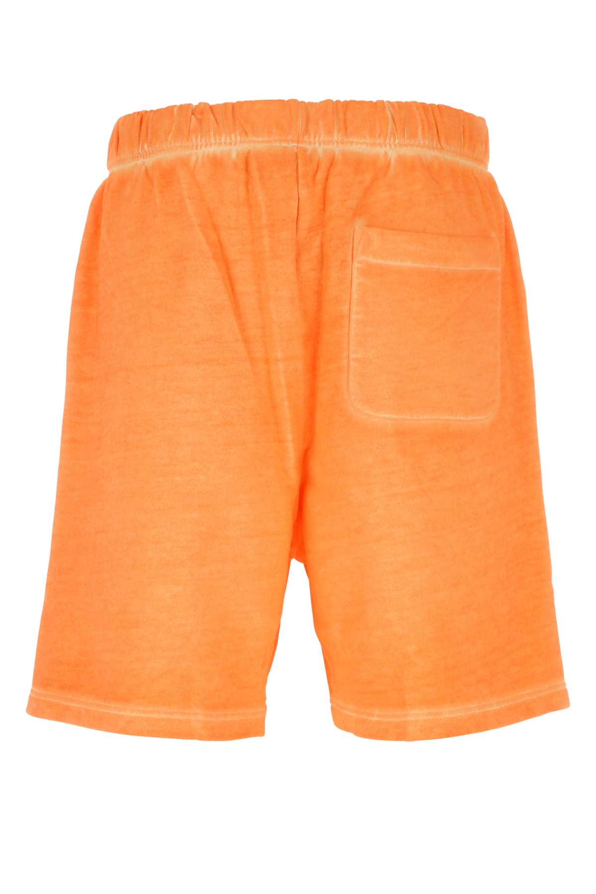 Orange cotton bermuda shorts CMCI019S23FLE0012025 (MARCELO BURLON / ショートパンツ ) | MARCELO BURLON (マルセロ・ブロン)(1)