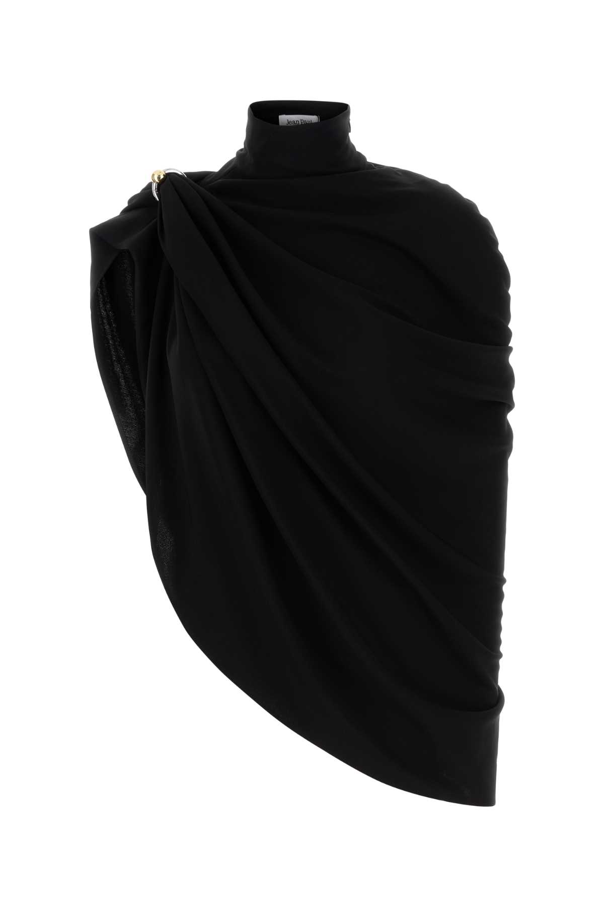 Black stretch crepe top 2503WTO285W02100 (Jean Paul GAULTIER / タンクトップ・キャミソール ) | Jean Paul GAULTIER (ジャンポール ゴルチエ)
