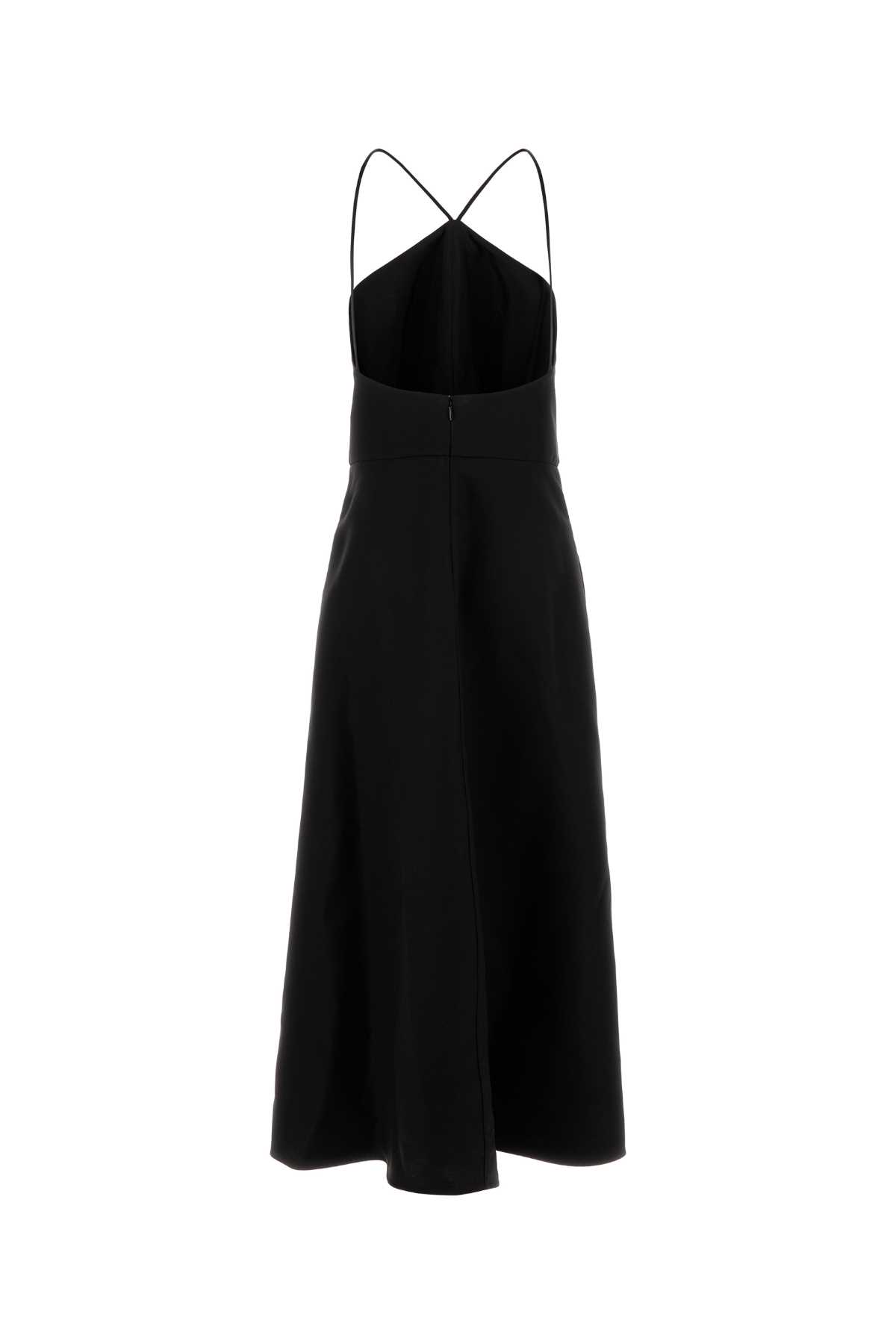 Black silk blend dress J01CT0258J55076001 (Jil Sander / ワンピース・ドレス・オールインワン ) | Jil Sander (ジルサンダー)(1)