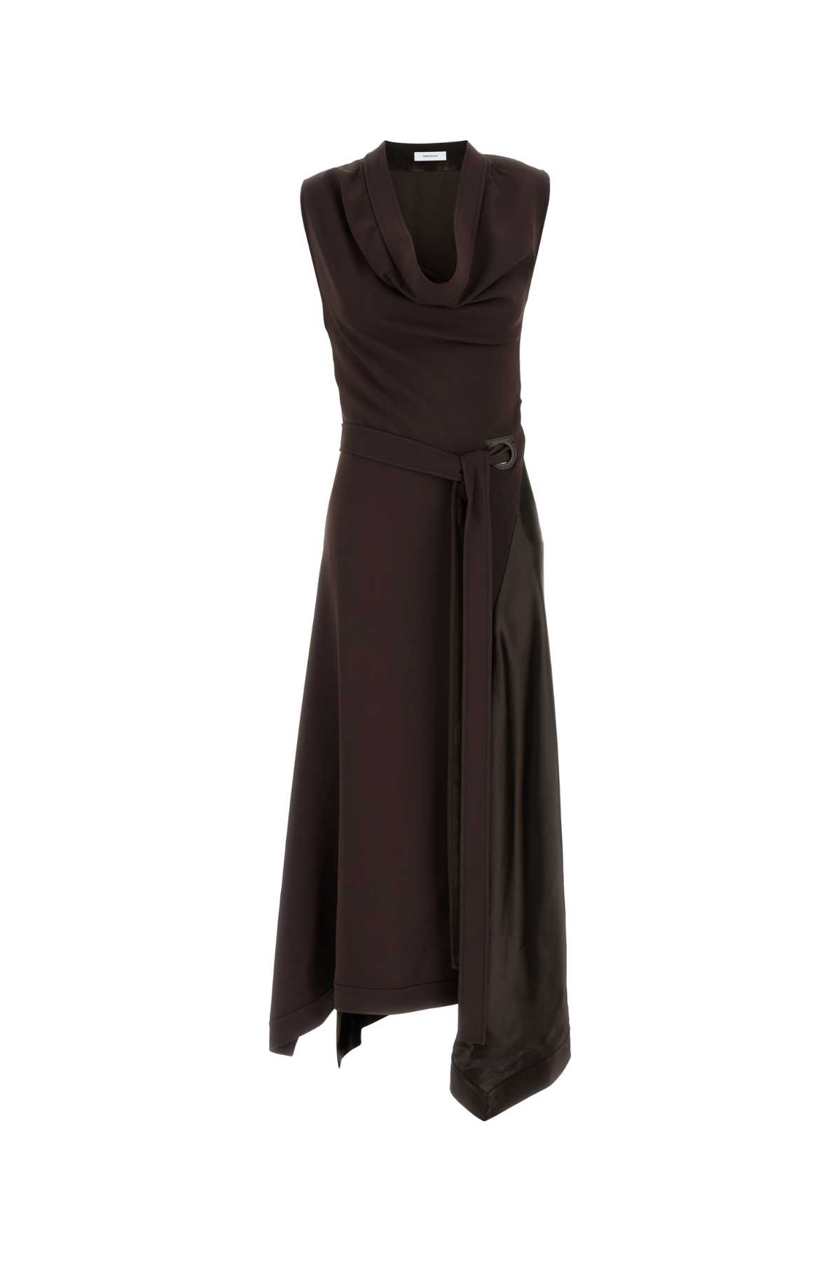 Chocolate cady dress 13H315785507EXPRESSO (FERRAGAMO / ワンピース・ドレス・オールインワン ) | FERRAGAMO (フェラガモ)