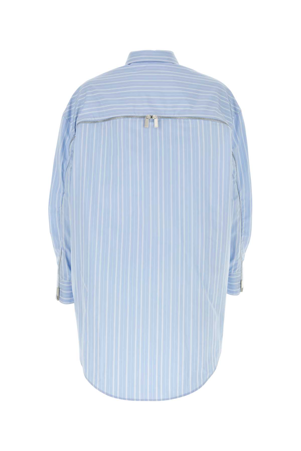 Embroidered poplin shirt dress OWGE008F23FAB0014001 (Off-White / ワンピース・ドレス・オールインワン ) | Off-White (オフホワイト)(1)