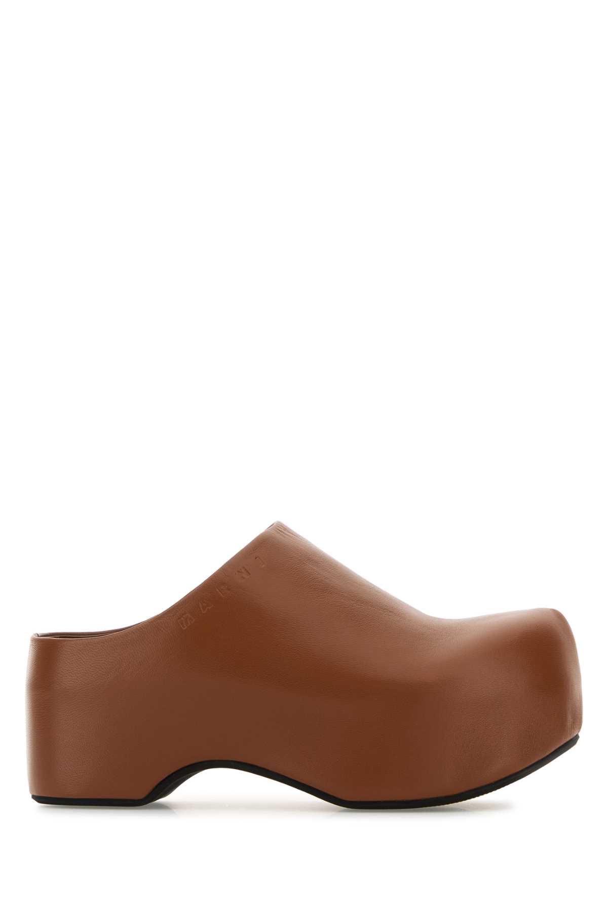 Caramel nappa leather mules SBMS009704P362800M81 (Marni / サンダル ) | Marni (マルニ)