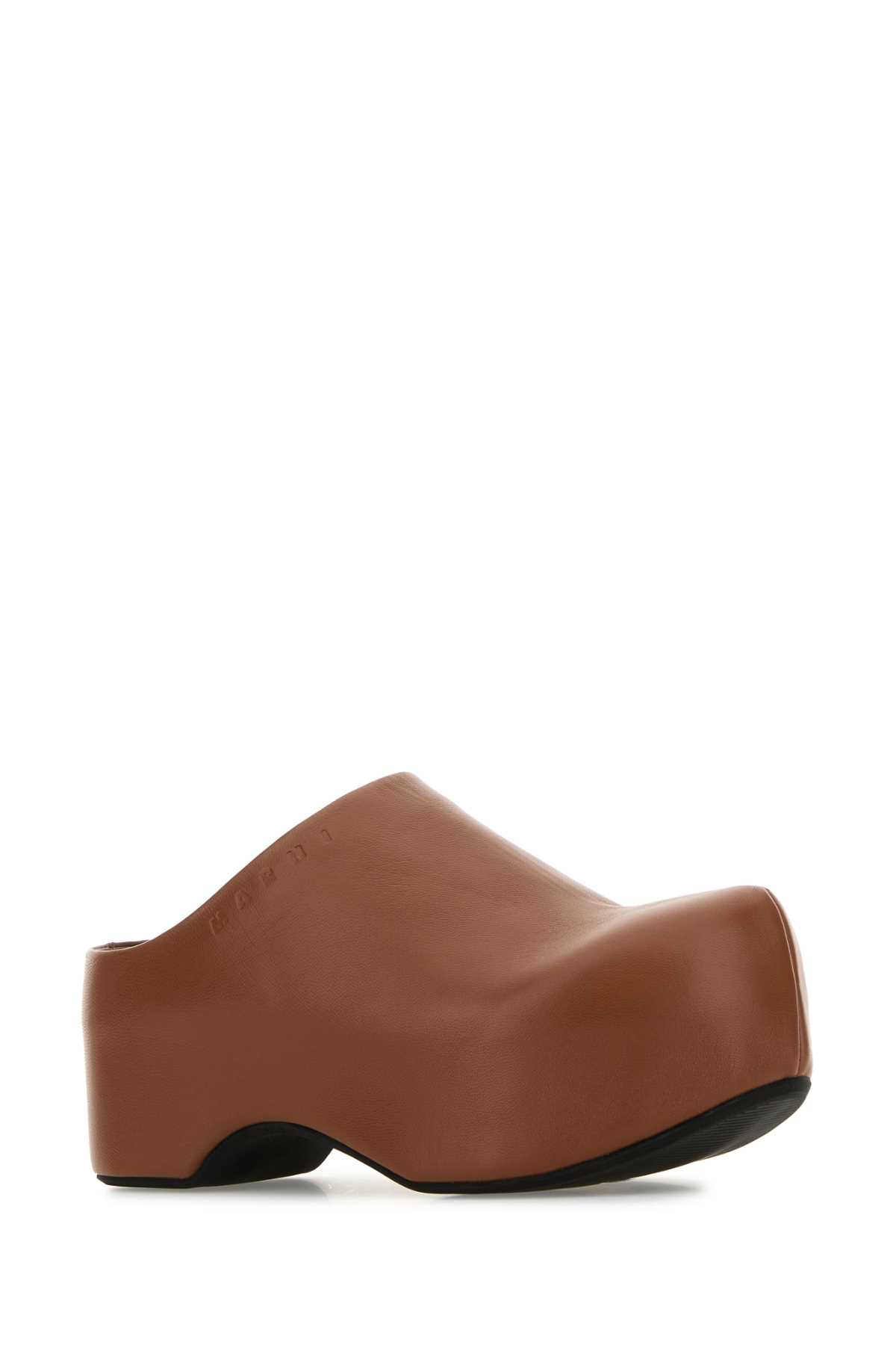 Caramel nappa leather mules SBMS009704P362800M81 (Marni / サンダル ) | Marni (マルニ)(1)