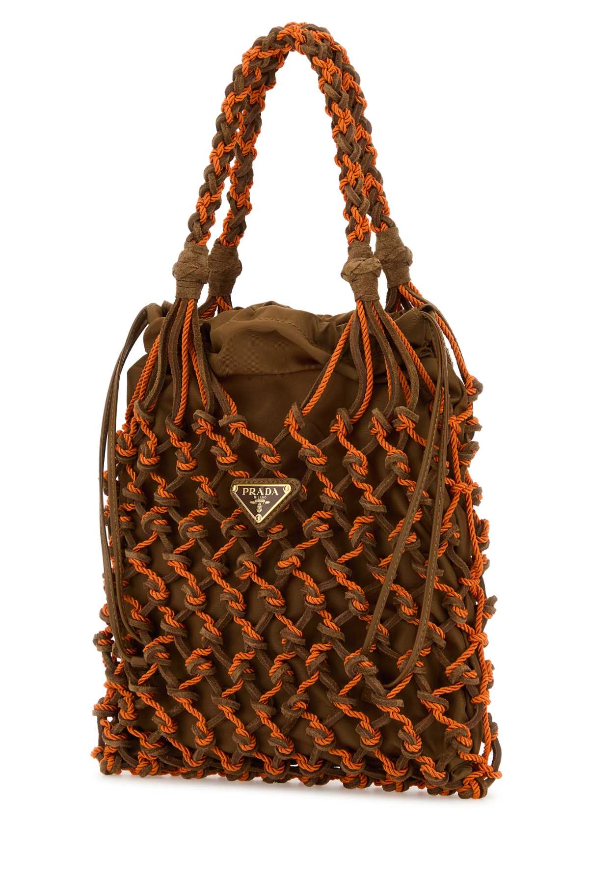 Two-tone mesh handbag 1BC107VOOM2HHEF0Q1K (Prada / ハンドバッグ・ショルダーバッグ ) | Prada (プラダ)(1)