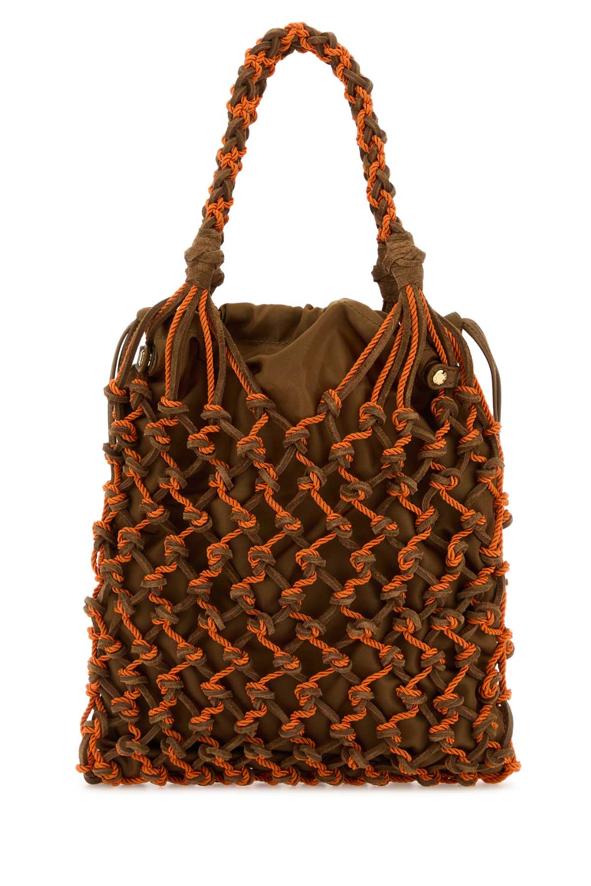 Two-tone mesh handbag 1BC107VOOM2HHEF0Q1K (Prada / ハンドバッグ・ショルダーバッグ ) | Prada (プラダ)(2)