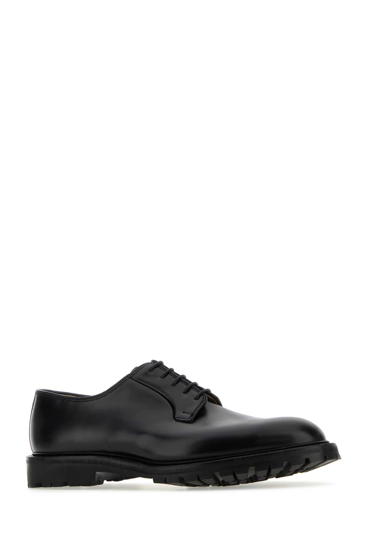 Black leather Lanark 3 lace-up shoes 26484AD11U2BLACAVCAL (CROCKETT&JONES / レースアップ ) | CROCKETT&JONES (クロケット アンド ジョーンズ)(1)