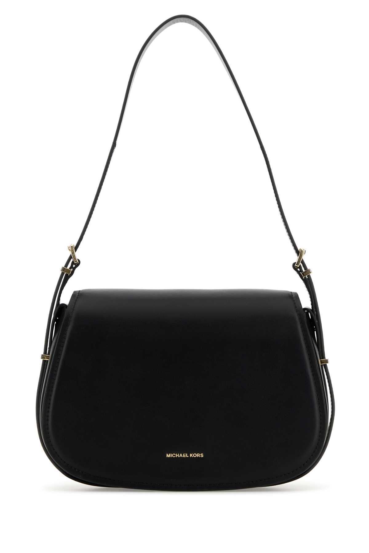 Black leather Moore shoulder bag 30R5GL0M2LBLACK (MICHAEL MICHAEL KORS / ハンドバッグ・ショルダーバッグ ) | MICHAEL MICHAEL KORS (マイケル・マイケル・コース)