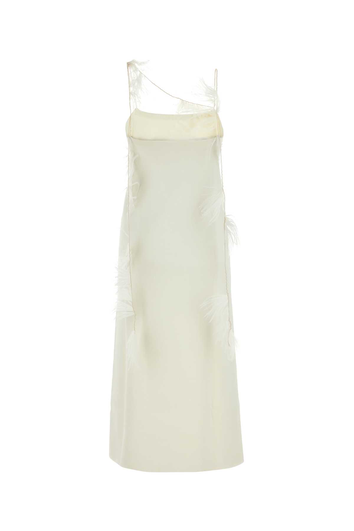 Ivory viscose blend dress J03CT0153J18270102 (Jil Sander / ワンピース・ドレス・オールインワン ) | Jil Sander (ジルサンダー)(1)