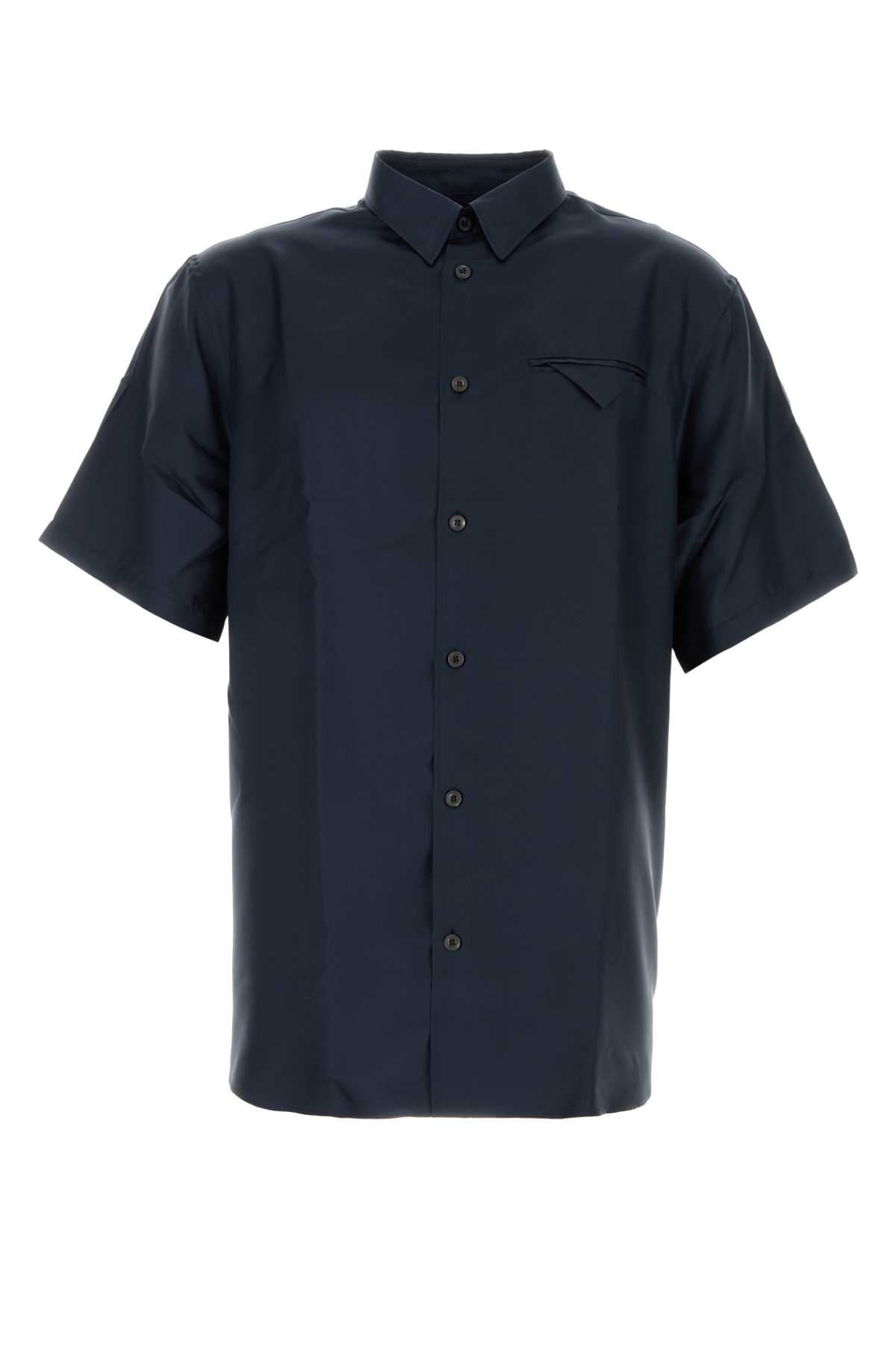 Blue satin shirt UCS514SOOO16GEF0008 (Prada / シャツ・ブラウス ) | Prada (プラダ)