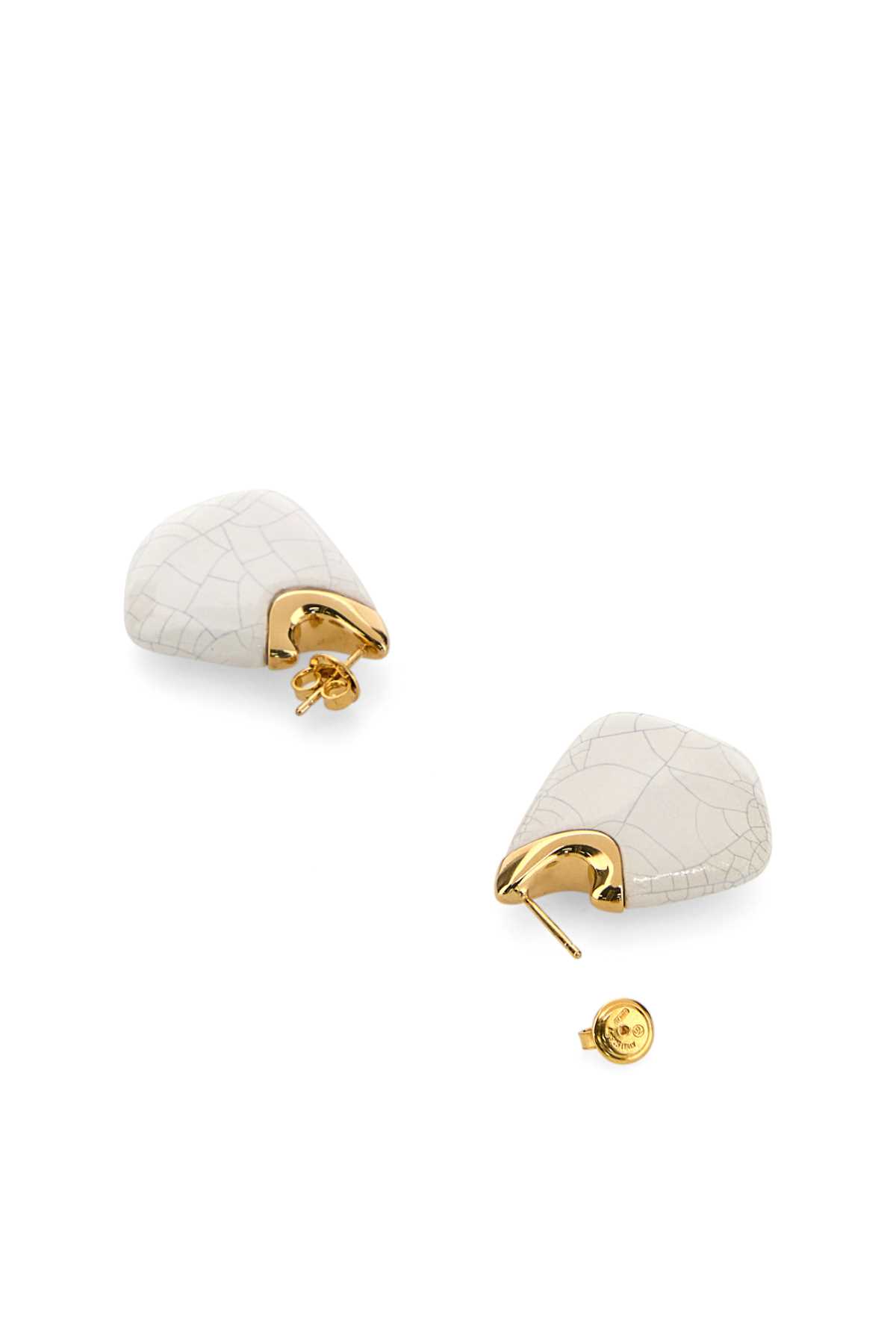 Ceramic and silver small Finn earrings 786217V2KC29071 (Bottega Veneta / ピアス・イヤリング ) | Bottega Veneta (ボッテガ・ヴェネタ)(2)