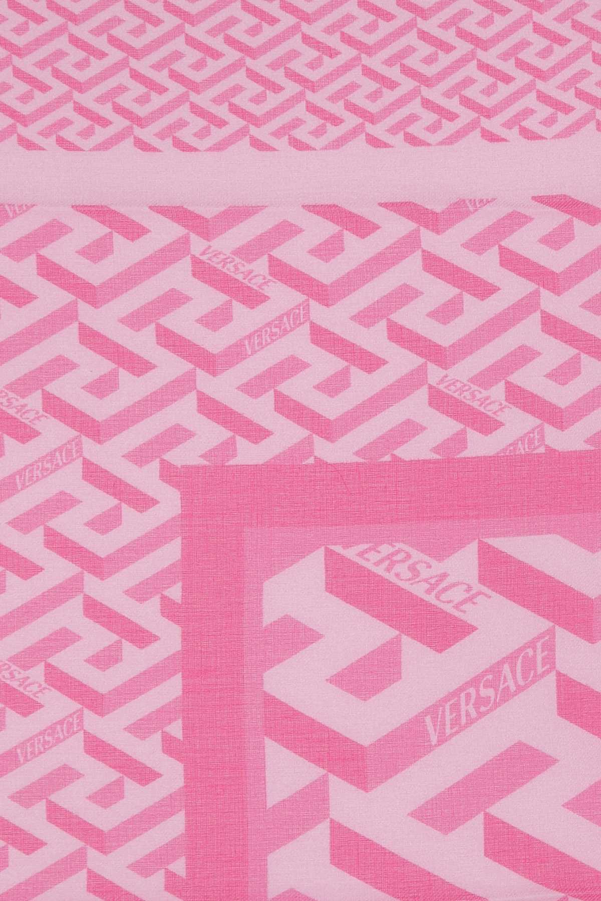 Printed modal blend scarf 10015991A067285P740 (VERSACE / スカーフ・マフラー ) | VERSACE (ヴェルサーチェ)(2)