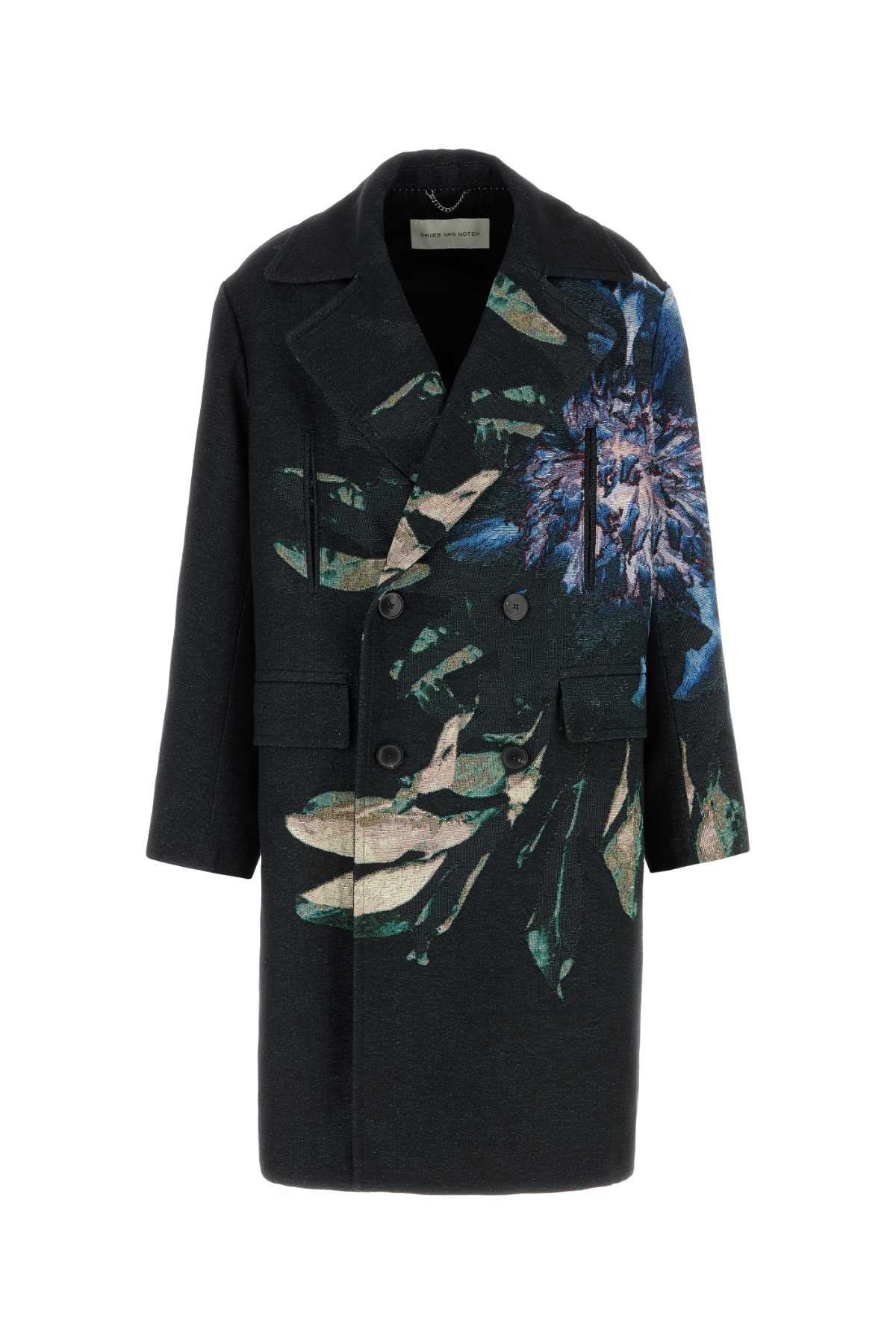 Embroidery polyester blend coat 2520202342137900 (Dries Van Noten / コート ) | Dries Van Noten (ドリスヴァンノッテン)