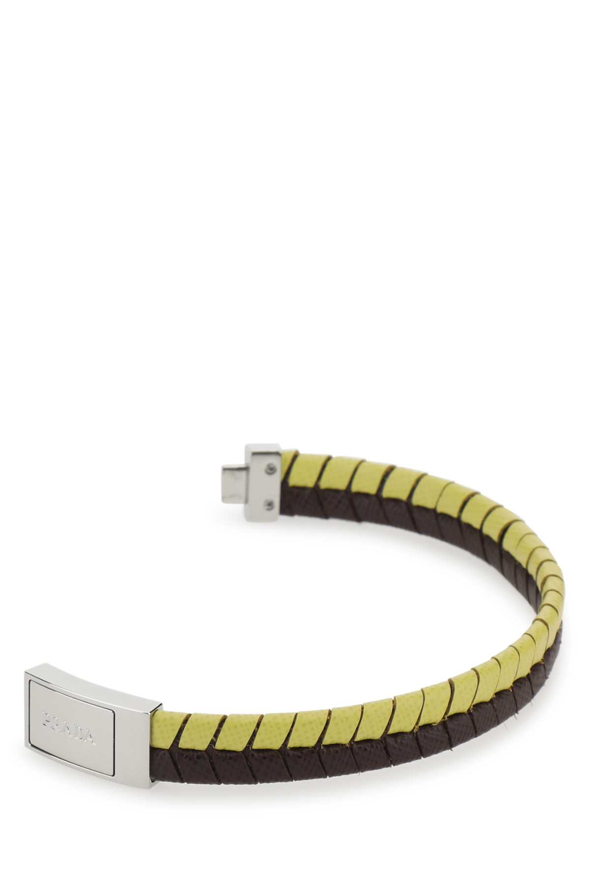 Two-tone leather bracelet 2IB1502E26F03F6 (Prada / ブレスレット ) | Prada (プラダ)(2)