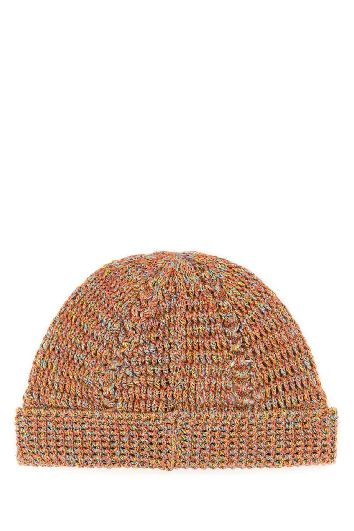 Multicolor linen blend Knitted VLogo Signature beanie hat 6Y0HB02QJCLAH2 (Valentino Garavani / 帽子 ) | Valentino Garavani (ヴァレンティノ)(1)