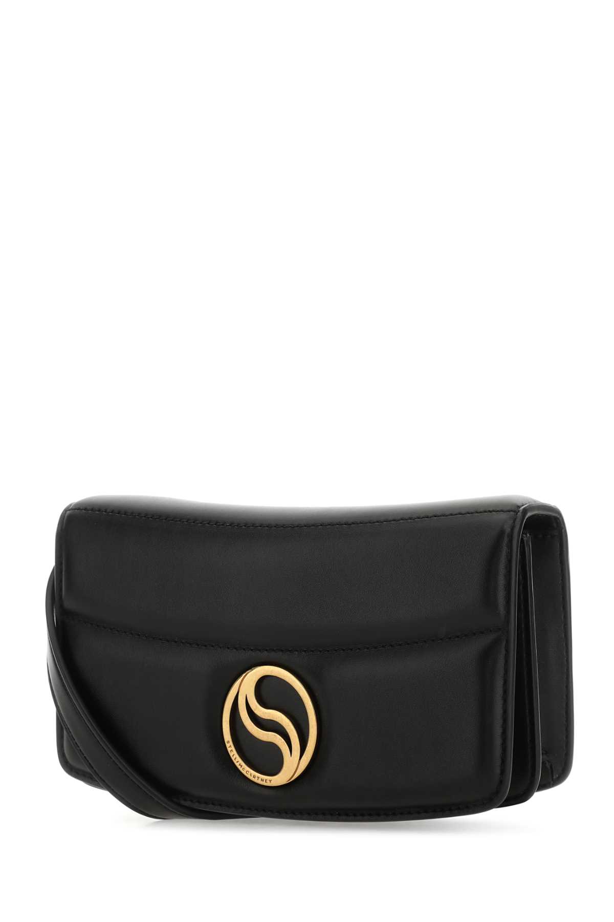 Black alter mat mini S-Wave wallet 7B0036WP01101000 (Stella McCartney / 財布・カードケース ) | Stella McCartney (ステラ マッカートニー)(1)
