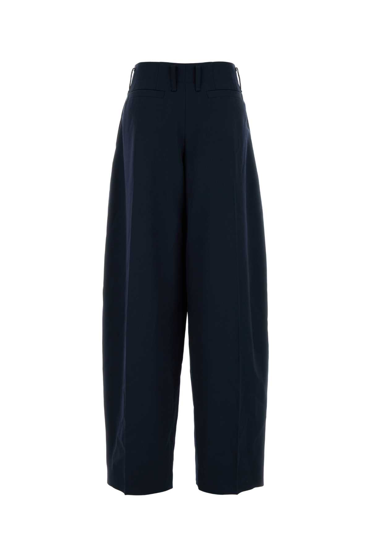 Navy blue wool wide-leg pant 833879QJACH4003 (Alexander McQUEEN / パンツ ) | Alexander McQUEEN (アレキサンダー・マックイーン)(1)